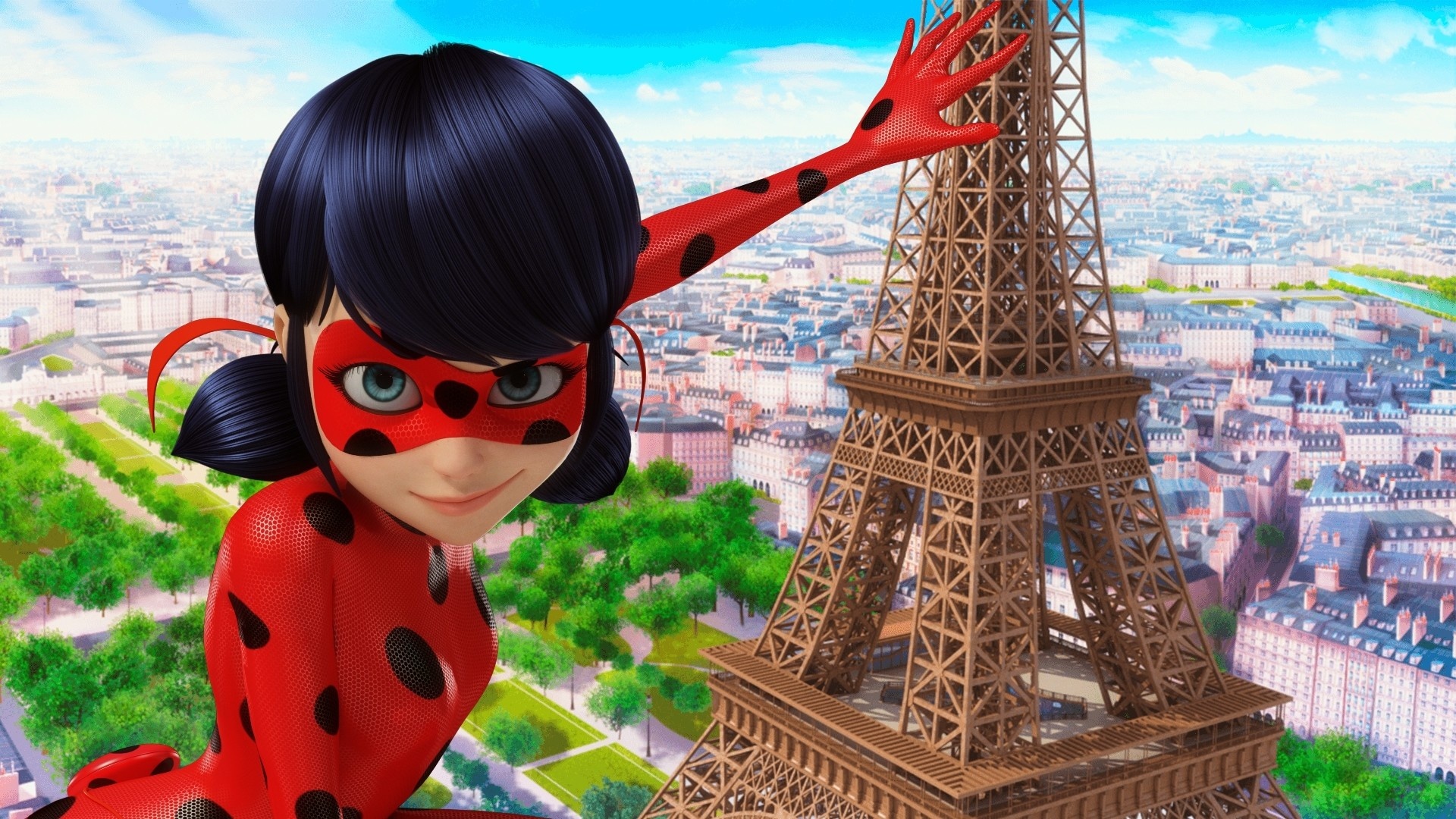 Animated ladybug series, Kwami and miraculous, Hidden identities, Parisian adventures, 1920x1080 Full HD Desktop