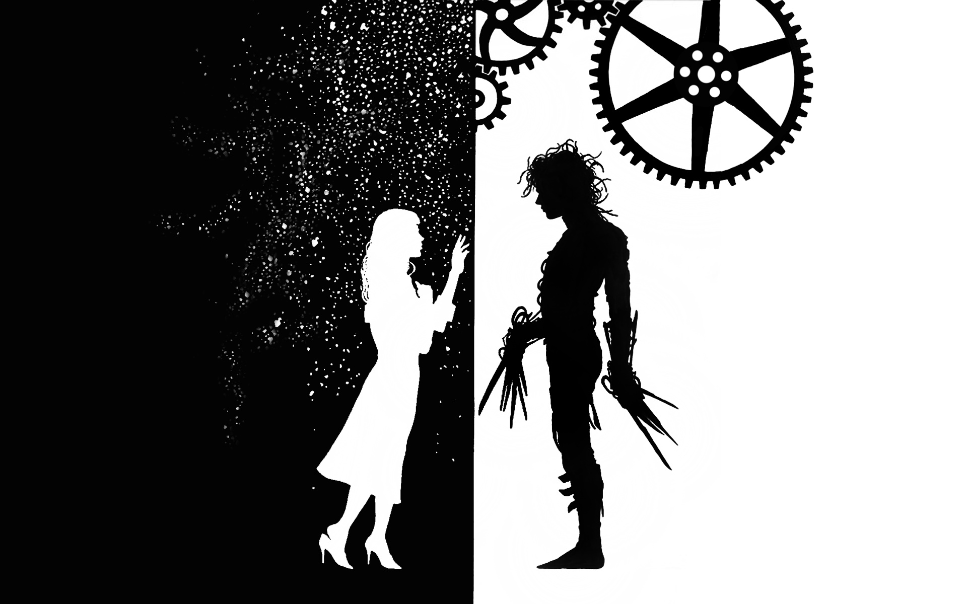 Edward Scissorhands: The creation of an elderly inventor who dies before he can replace Edward’s scissorhands with conventional hands. 1920x1200 HD Wallpaper.