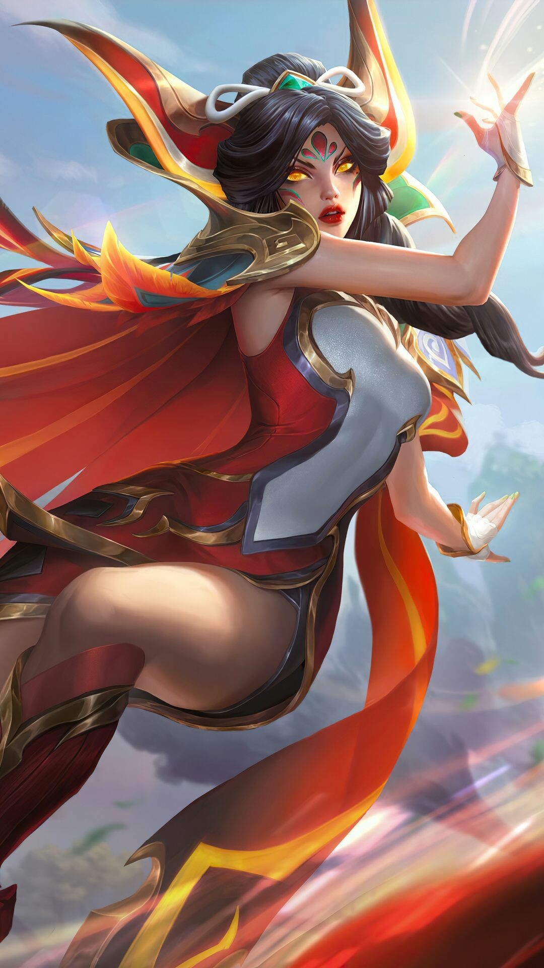 League of Legends: Xayah, the Rebel, Marksman, Riot Games, MOBA. 1080x1920 Full HD Background.