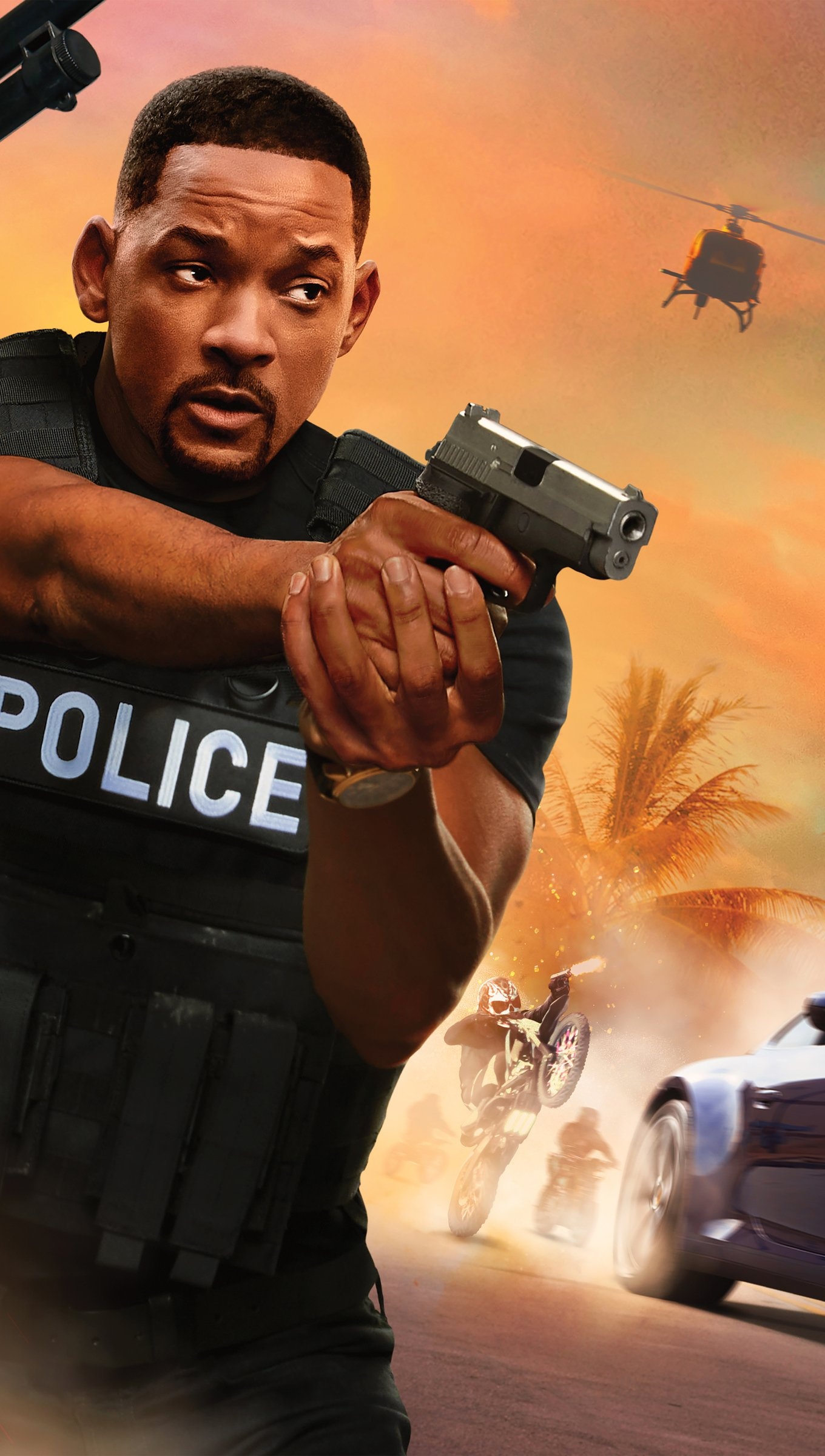 Bad Boys for Life in 4K, Explosive action, Dynamic duo, High-octane thrills, 1360x2400 HD Handy