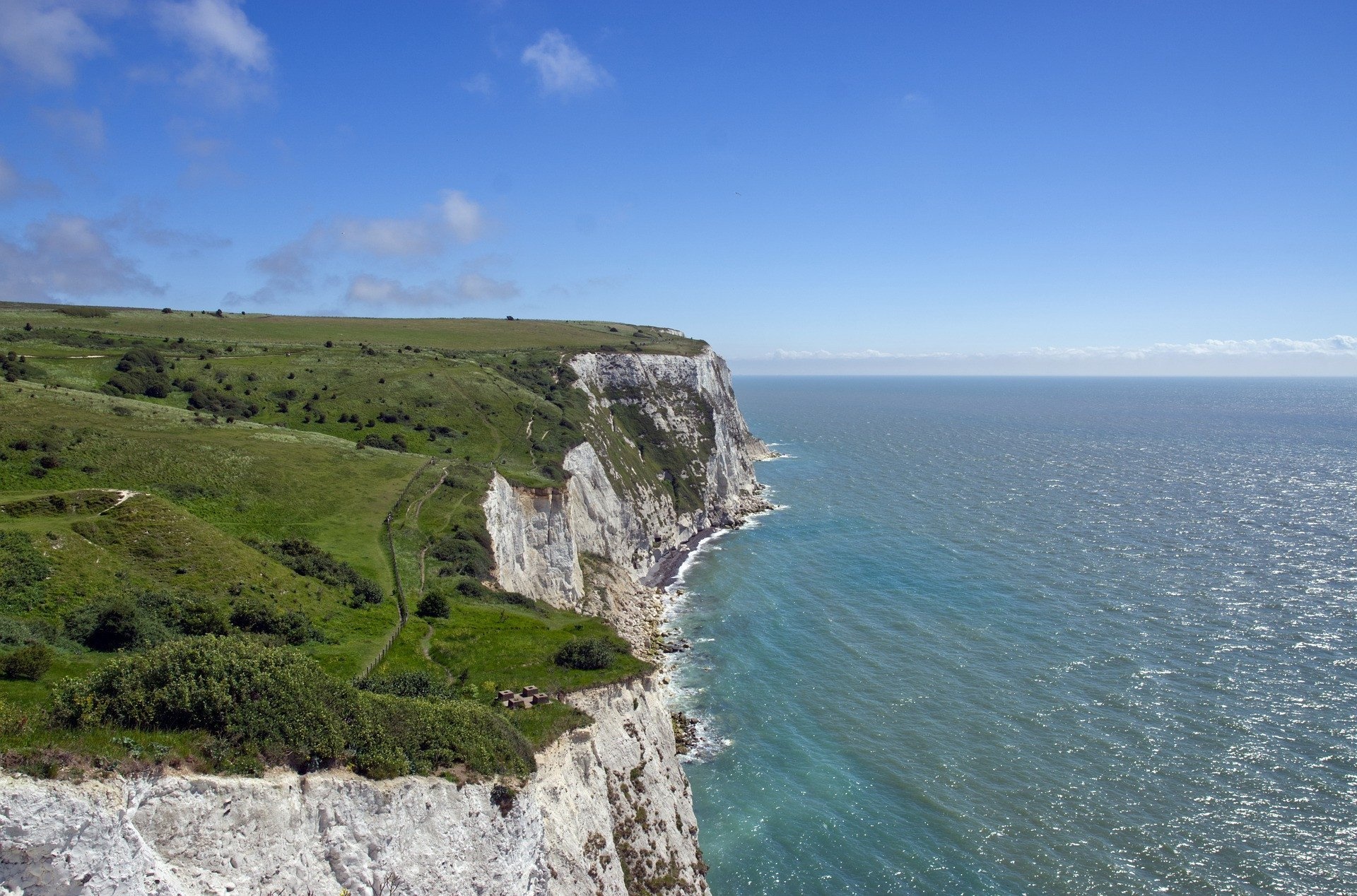 Luftaufnahme der White Cliffs of Dover, 1920x1270 HD Desktop