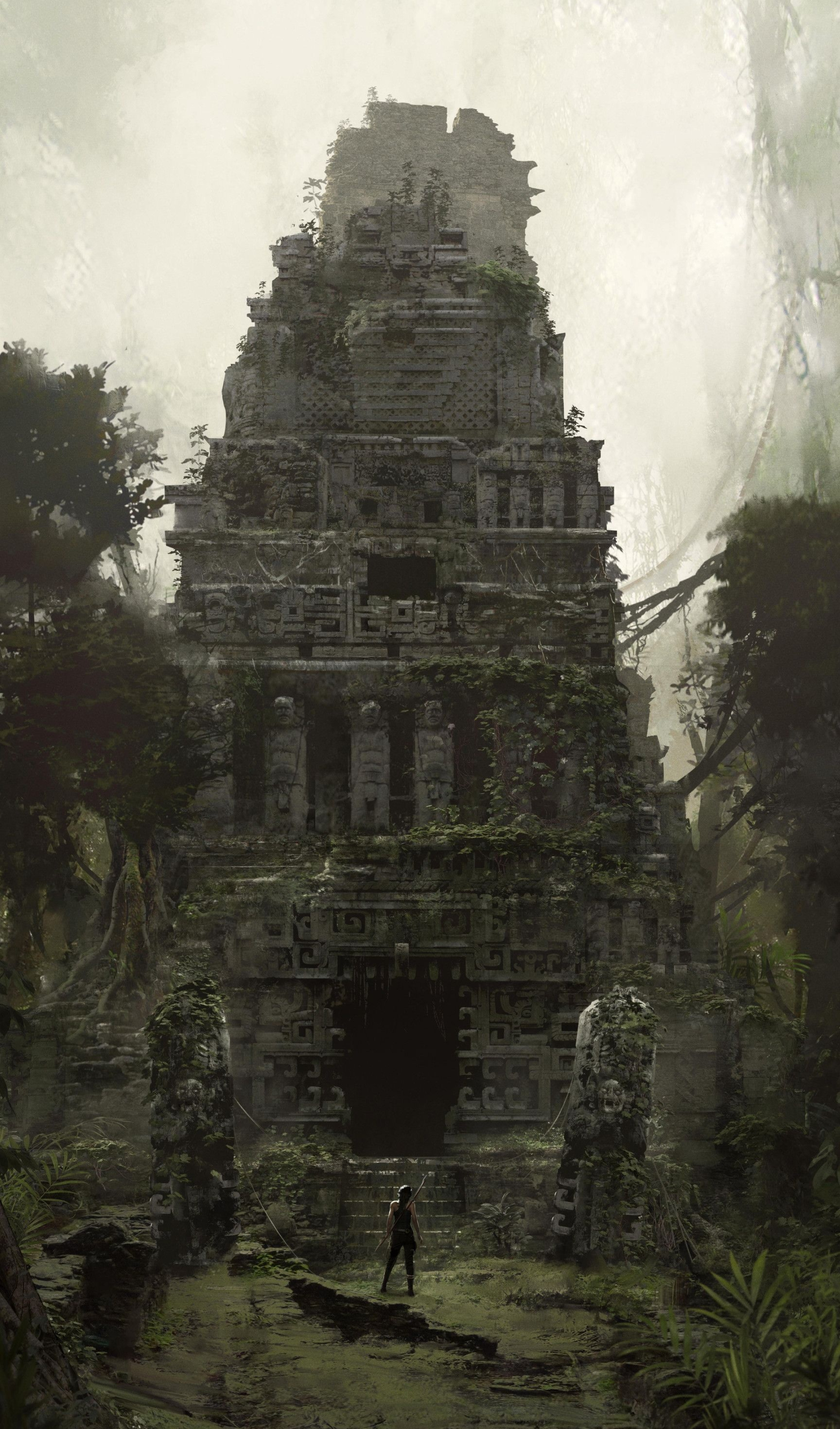 Background art, Fantasy-inspired, Pin-worthy art, Tomb Raider, 1920x3270 HD Phone
