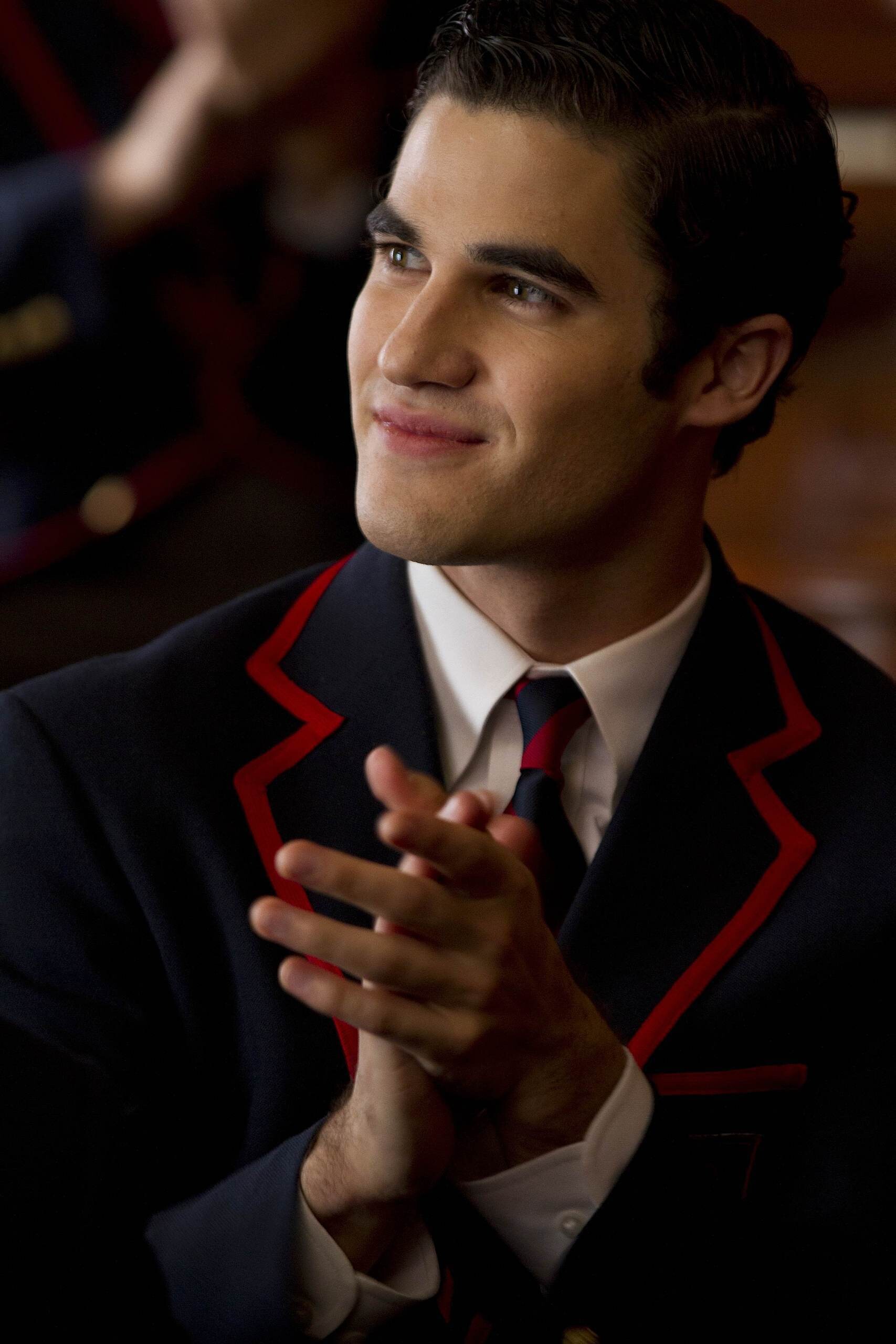 Glee (TV series): Darren Criss as Blaine Anderson, The openly gay lead singer of the Dalton Academy Warblers. 1710x2560 HD Wallpaper.