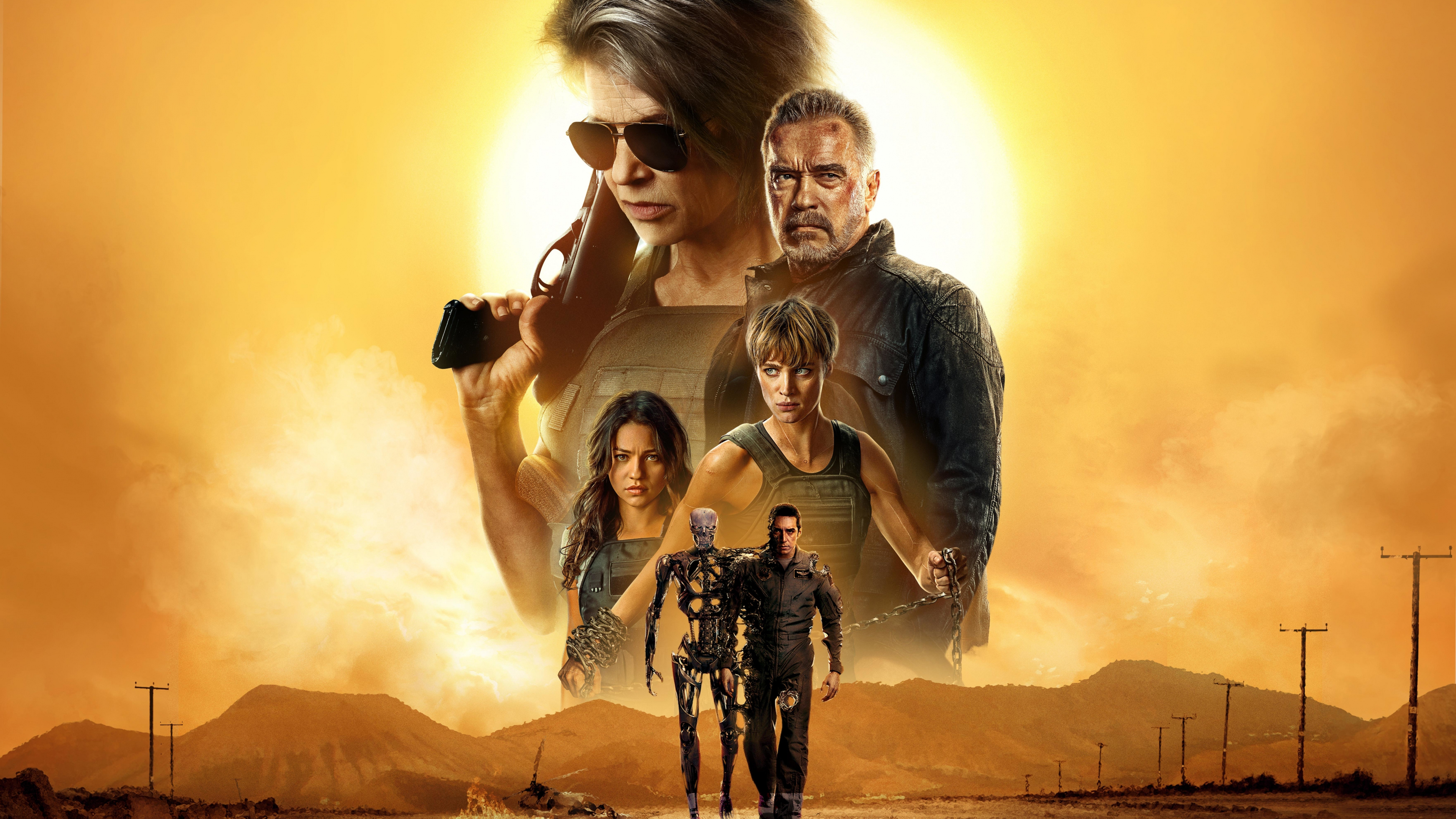 Movie Poster, Terminator Dark Fate, 4k,, 3840x2160 4K Desktop