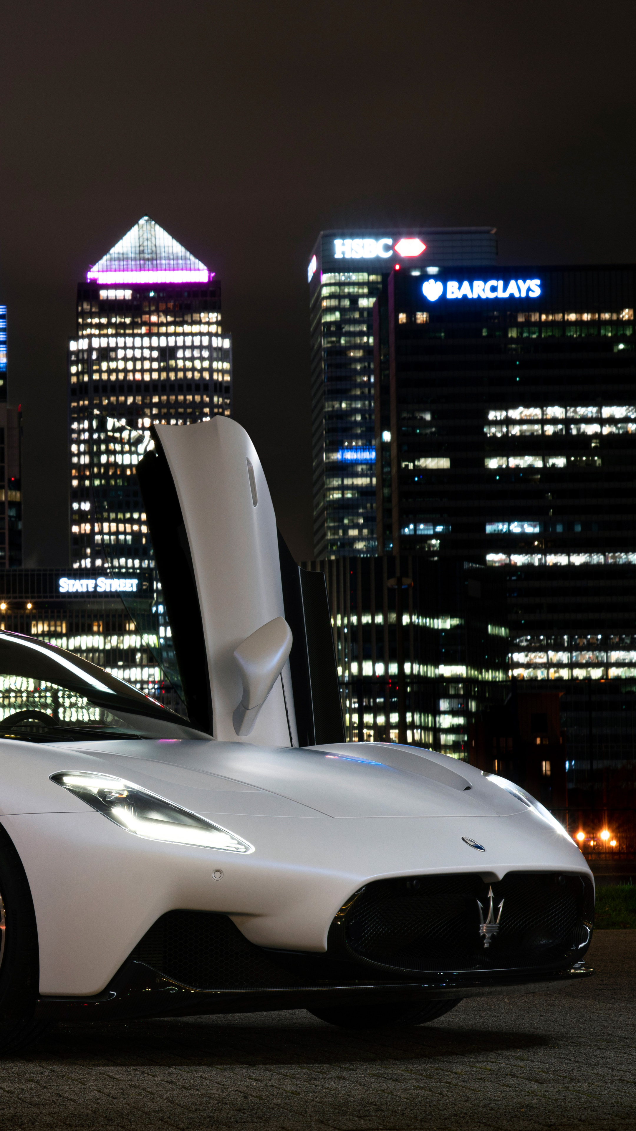 Maserati MC20, Downtown vibes, Xperia wallpapers, Premium HD, 2160x3840 4K Phone