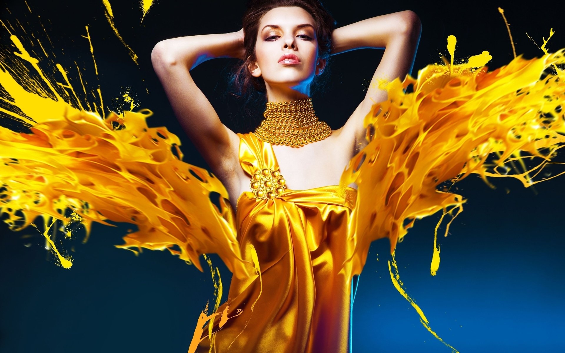 Fashion: Creative and artistic posing in a number of ads, Glamorous. 1920x1200 HD Wallpaper.
