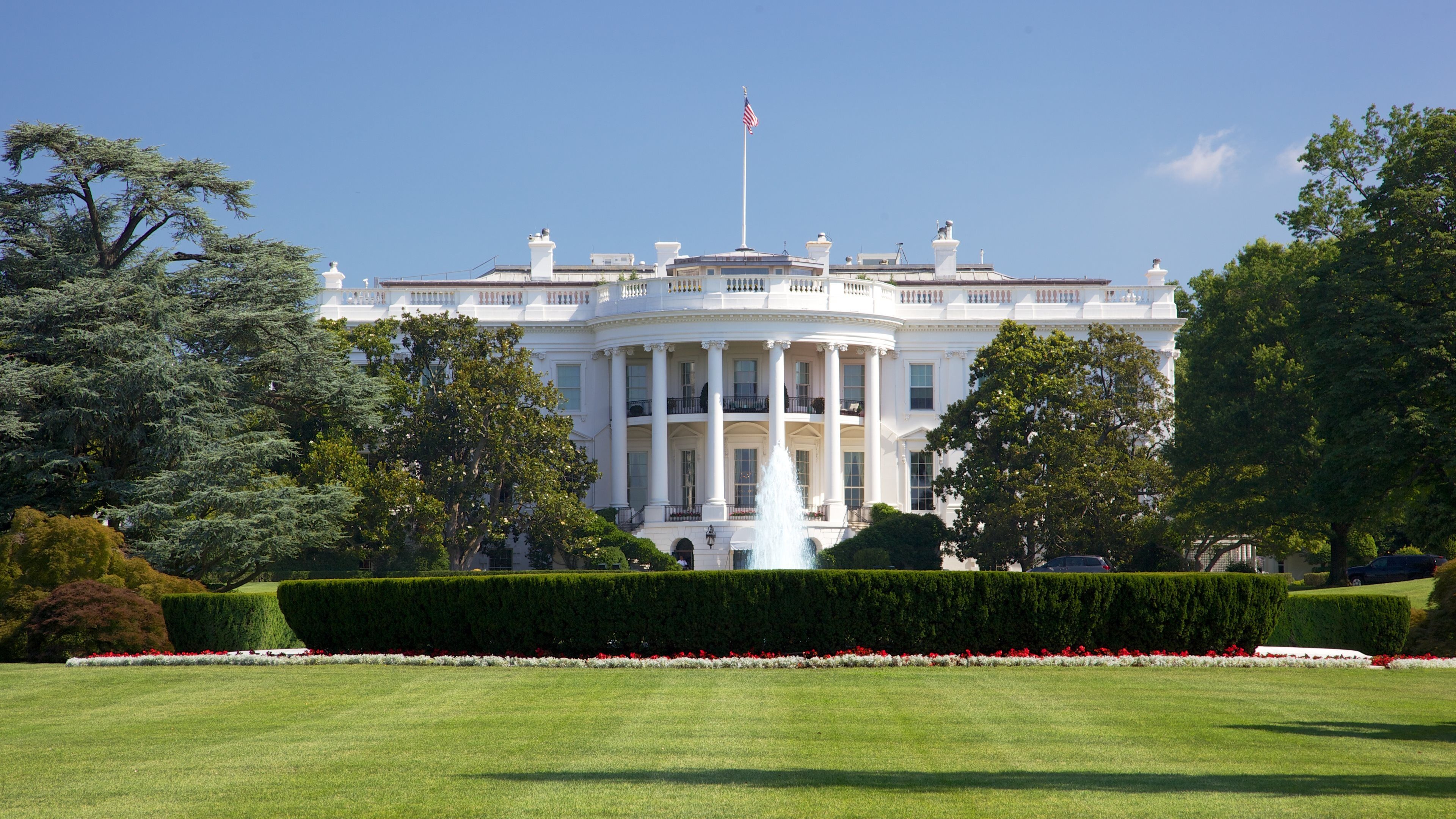White House, Top free backgrounds, American pride, Monumental icon, 3840x2160 4K Desktop