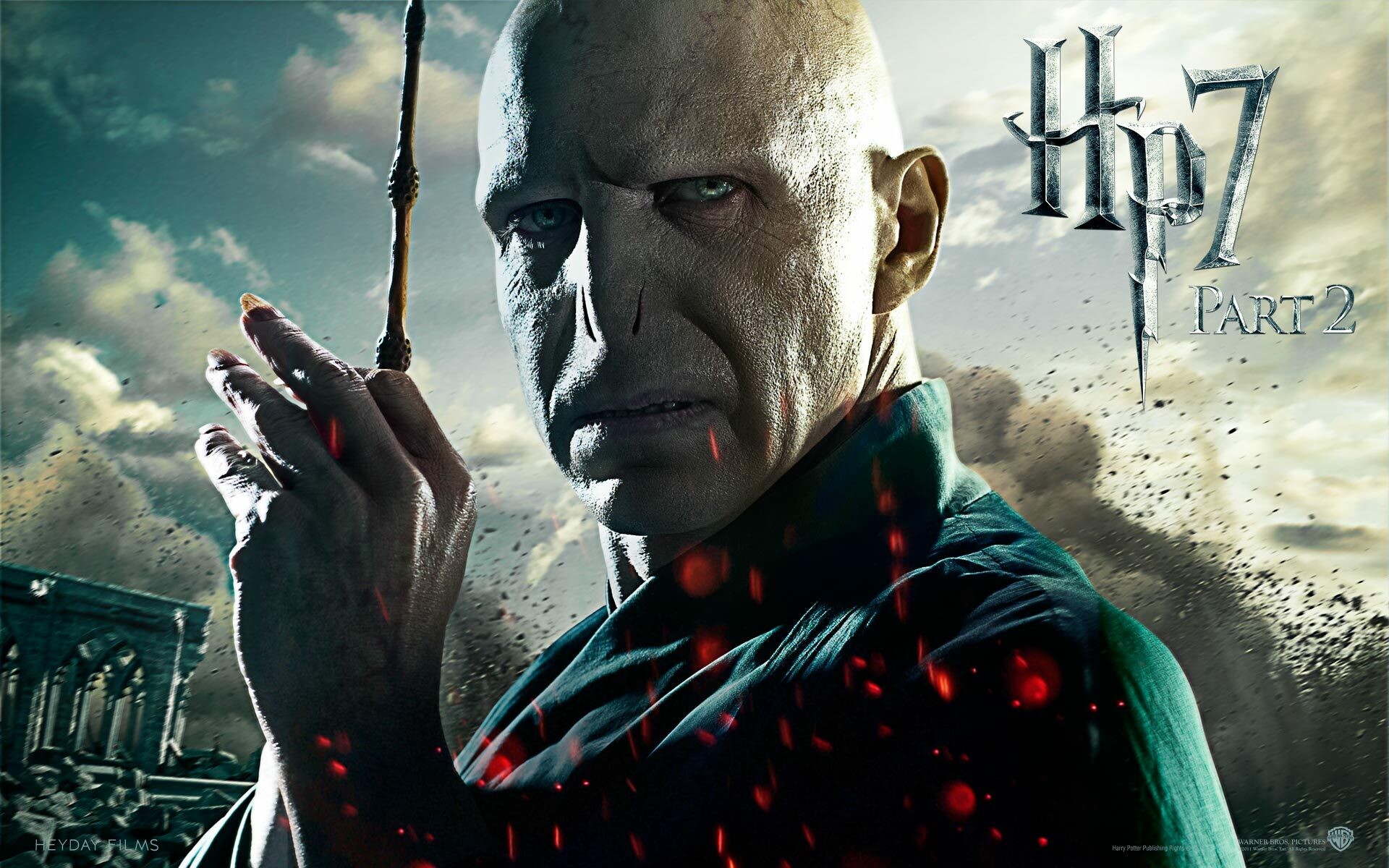 Harry Potter: Lord Voldemort, A sobriquet for Tom Marvolo Riddle, A character and the main antagonist in J. K. Rowling's series. 1920x1200 HD Background.