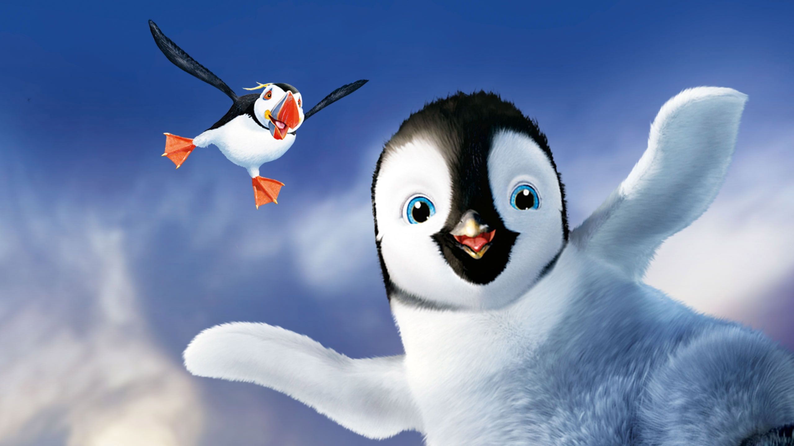 Happy Feet Two movies, Animated sequel, Dancing penguins, 2560x1440 HD Desktop