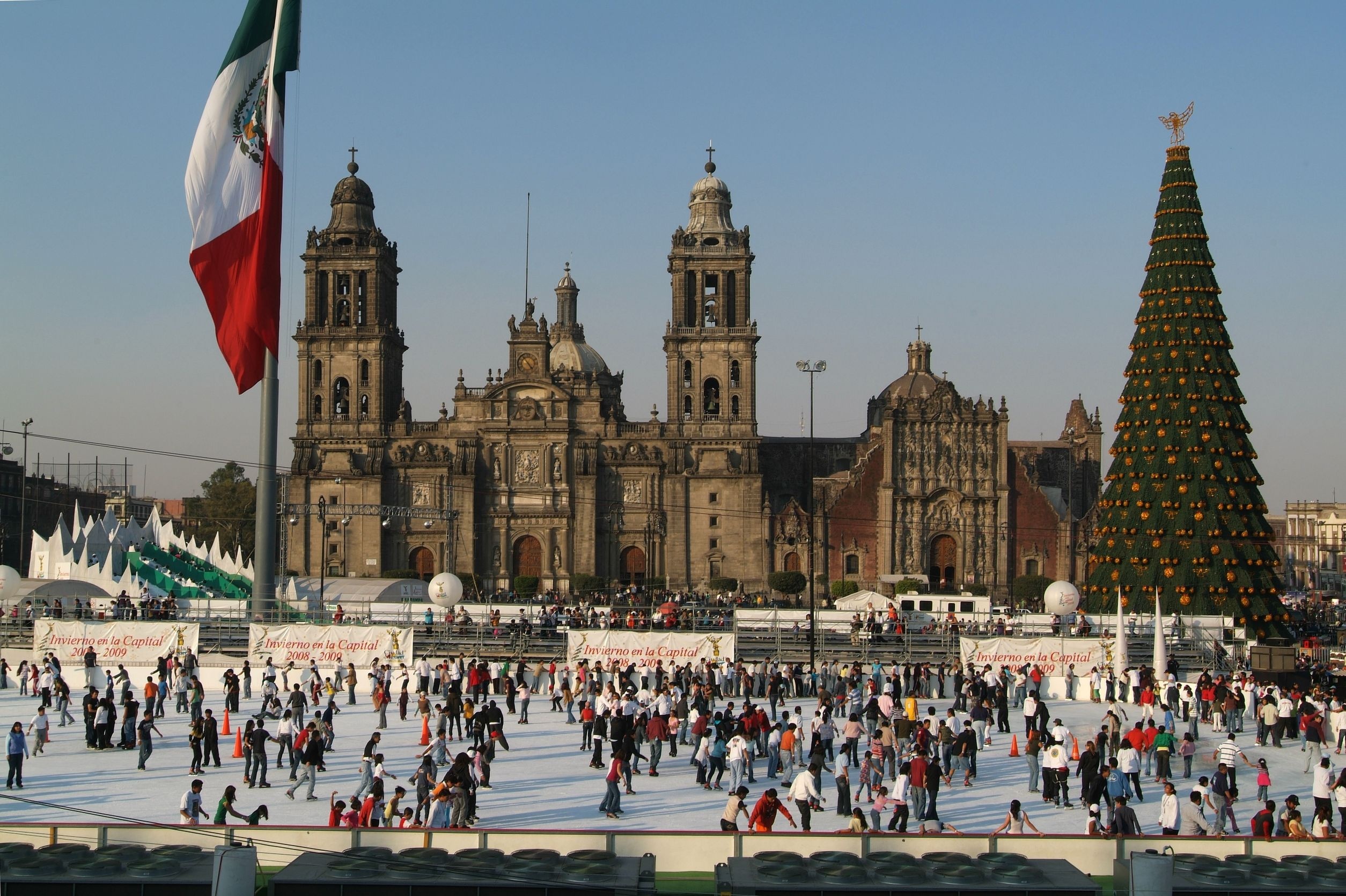 Zocalo (Constitution Square), Free download, Quality Mexico City wallpapers, Desktop and mobile, 2510x1680 HD Desktop