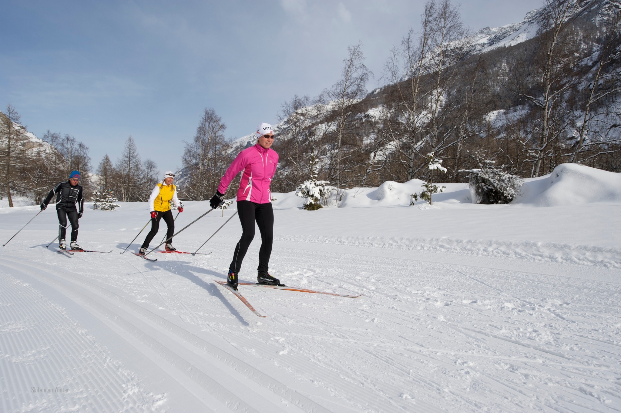 Cross-country skiing, Tsch Cross Country Ski Trail, Scenic trails, Winter sport, 2050x1370 HD Desktop