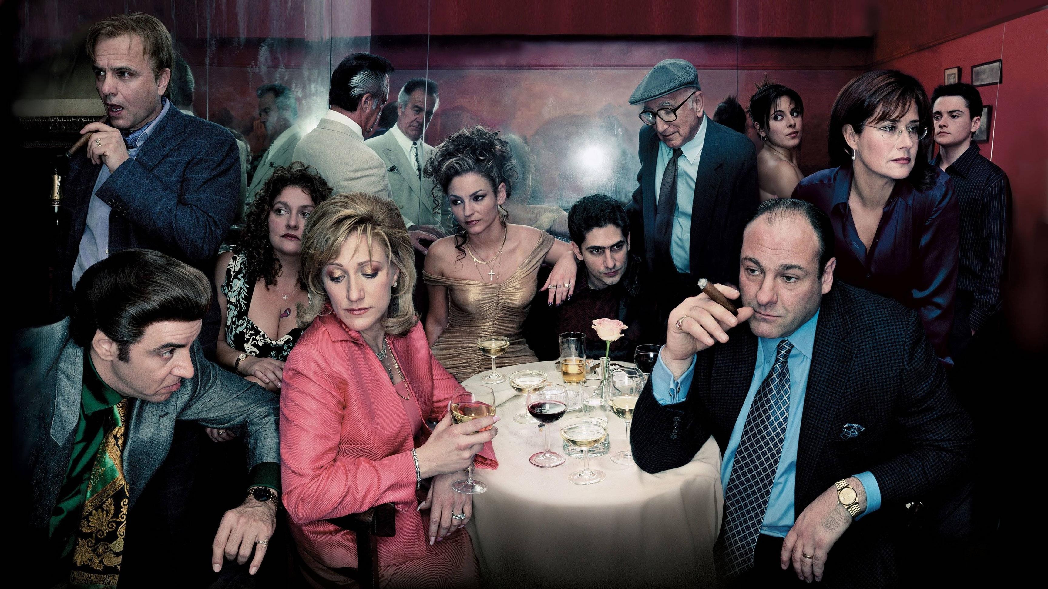James Gandolfini, The Sopranos, Men people, Mob gang, 3460x1950 HD Desktop