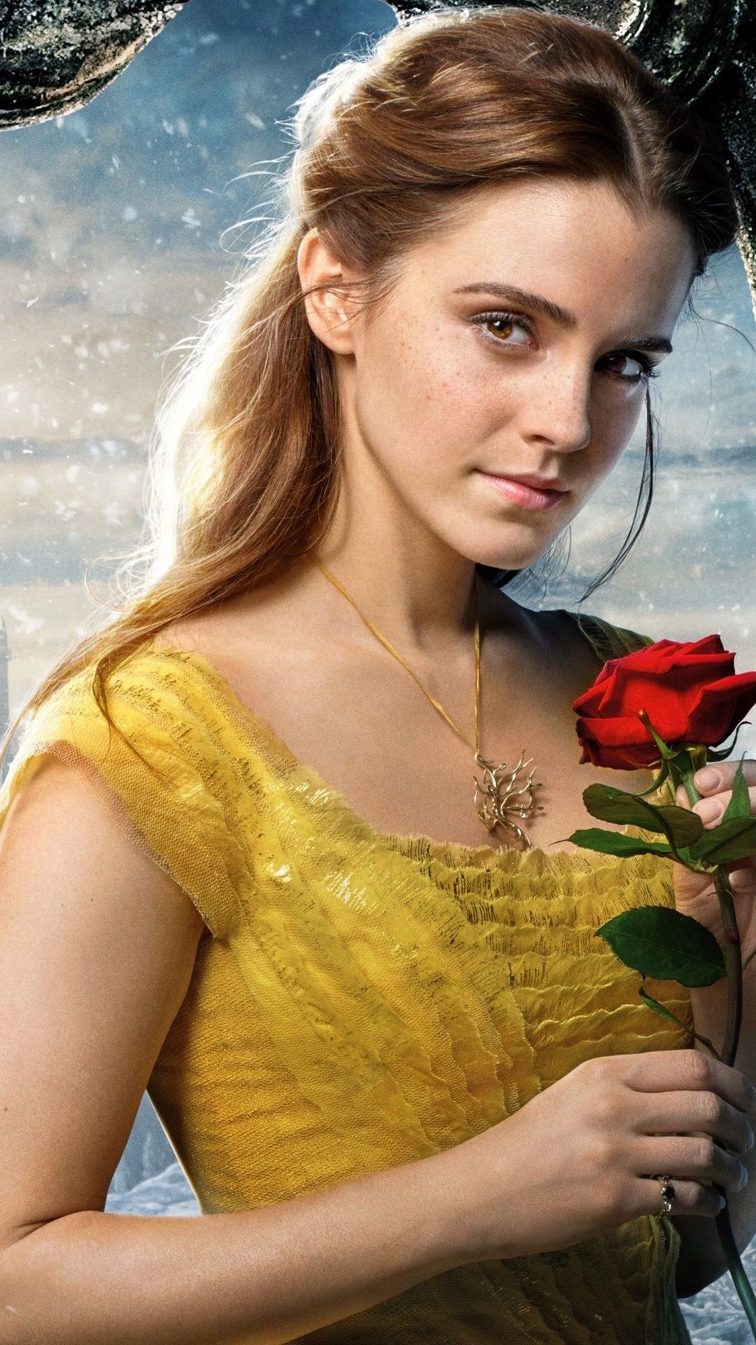 Emma Watson as Belle, Top free backgrounds, Belle wallpapers, 1080x1920 Full HD Phone