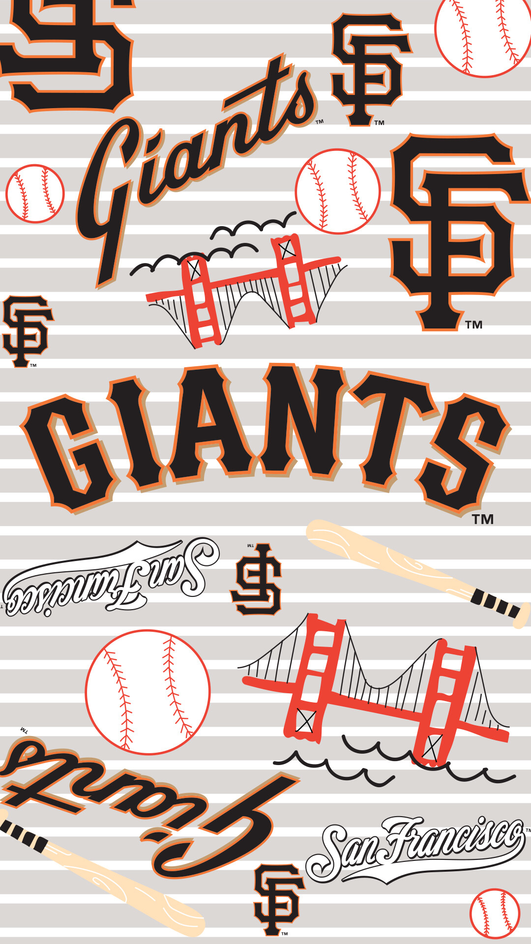 San Francisco Giants: The team's ownership group is led by Charles B. Johnson. 1080x1920 Full HD Background.
