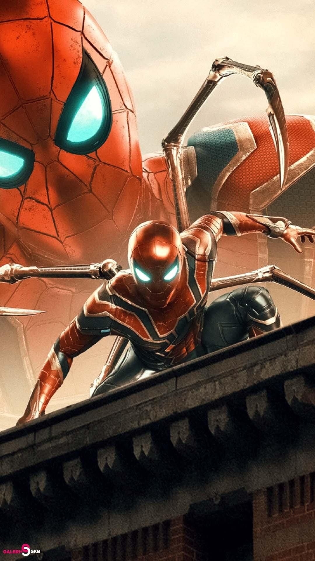 Spider-Man, Ultra HD mobile wallpaper, Iron Spider, 1080x1920 Full HD Handy