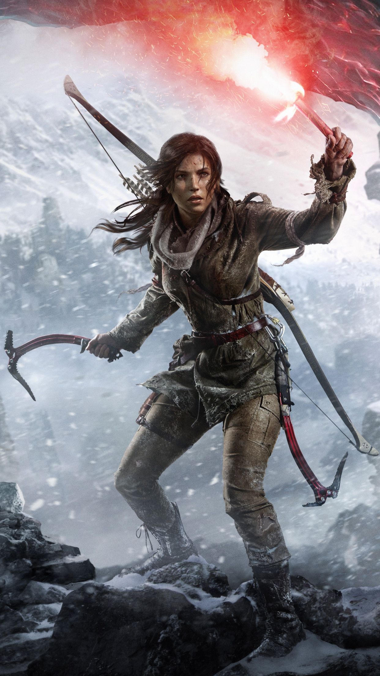 Tomb Raider iPhone wallpapers, Top iPhone backgrounds, Gaming on the go, 1250x2210 HD Handy