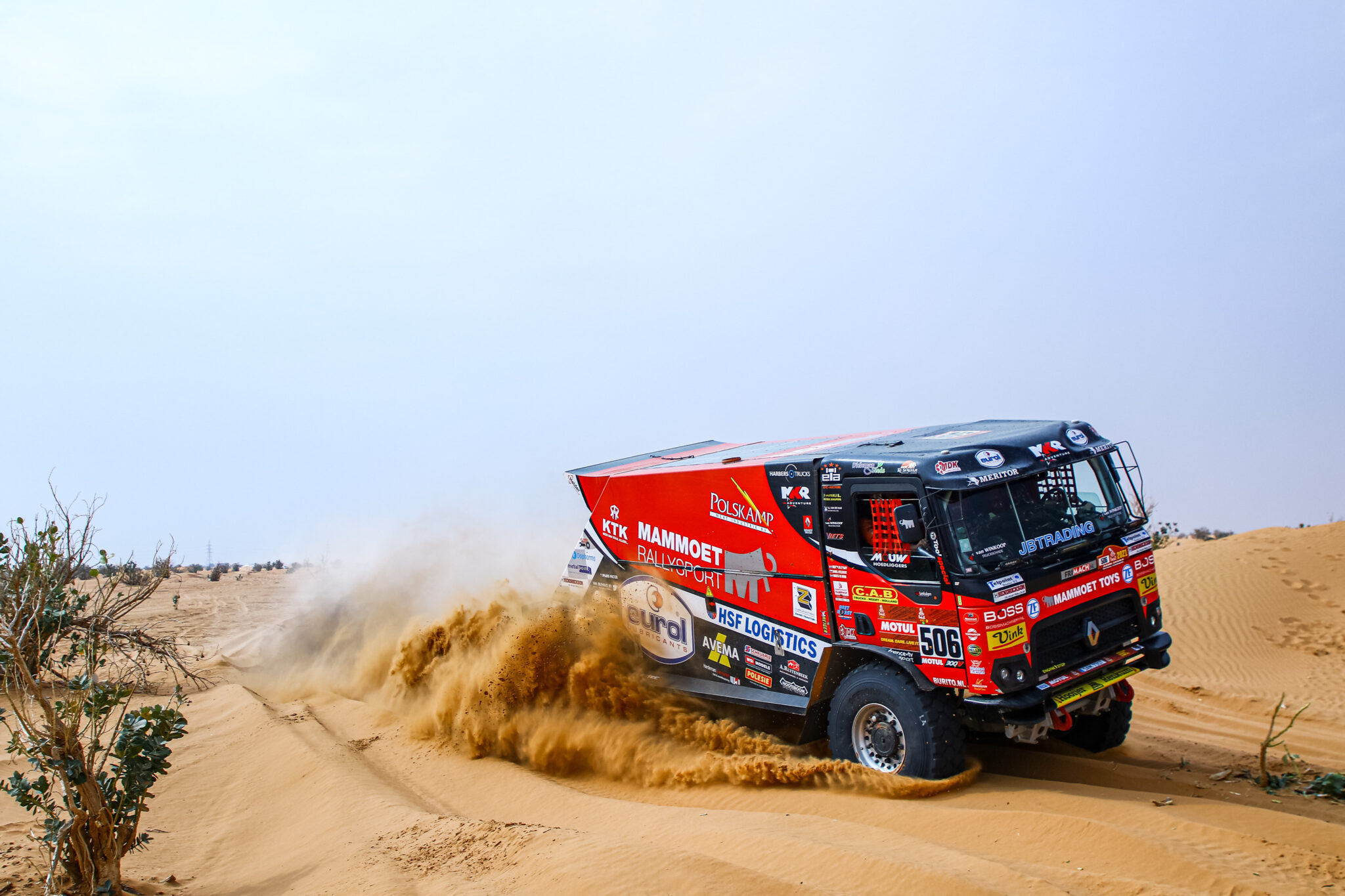 Dakar Rally: Mammoet Rallysport, Dutch Dakar veteran Martin van den Brink. 2050x1370 HD Background.