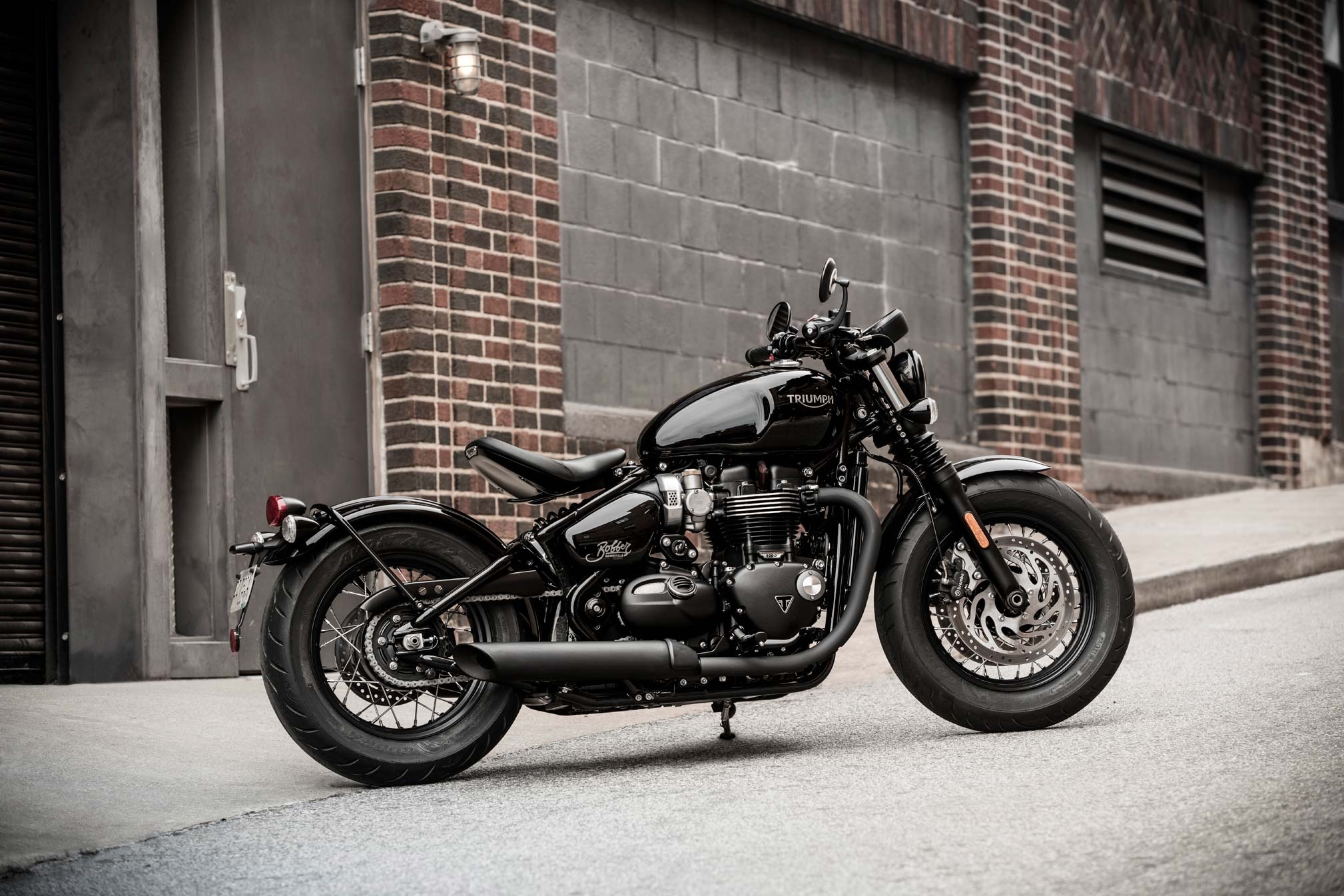 Triumph Bobber, Bonneville Bobber Black, Sleek and stylish, Total Motorcycle review, 2020x1350 HD Desktop