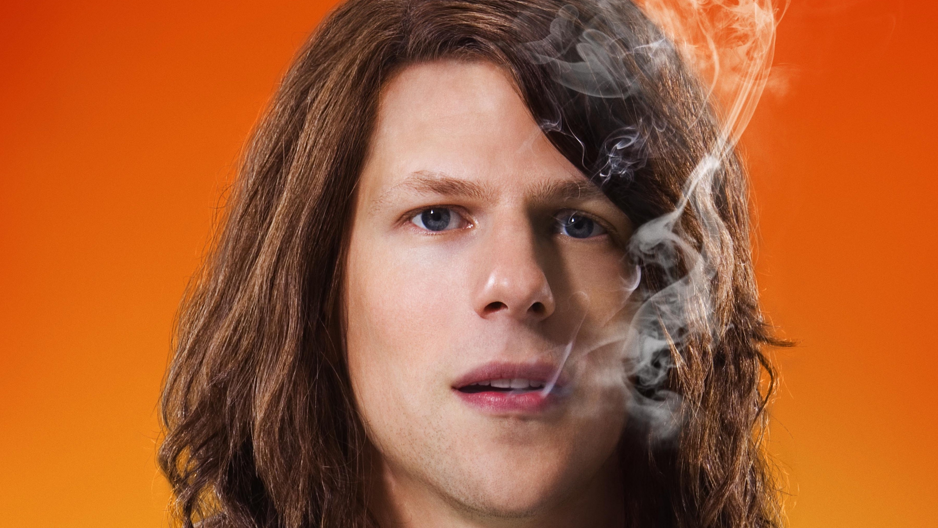 Jesse Eisenberg: Played Mike Howell, a stoner who lives in the sleepy town of Liman, in American Ultra (2015). 3840x2160 4K Wallpaper.