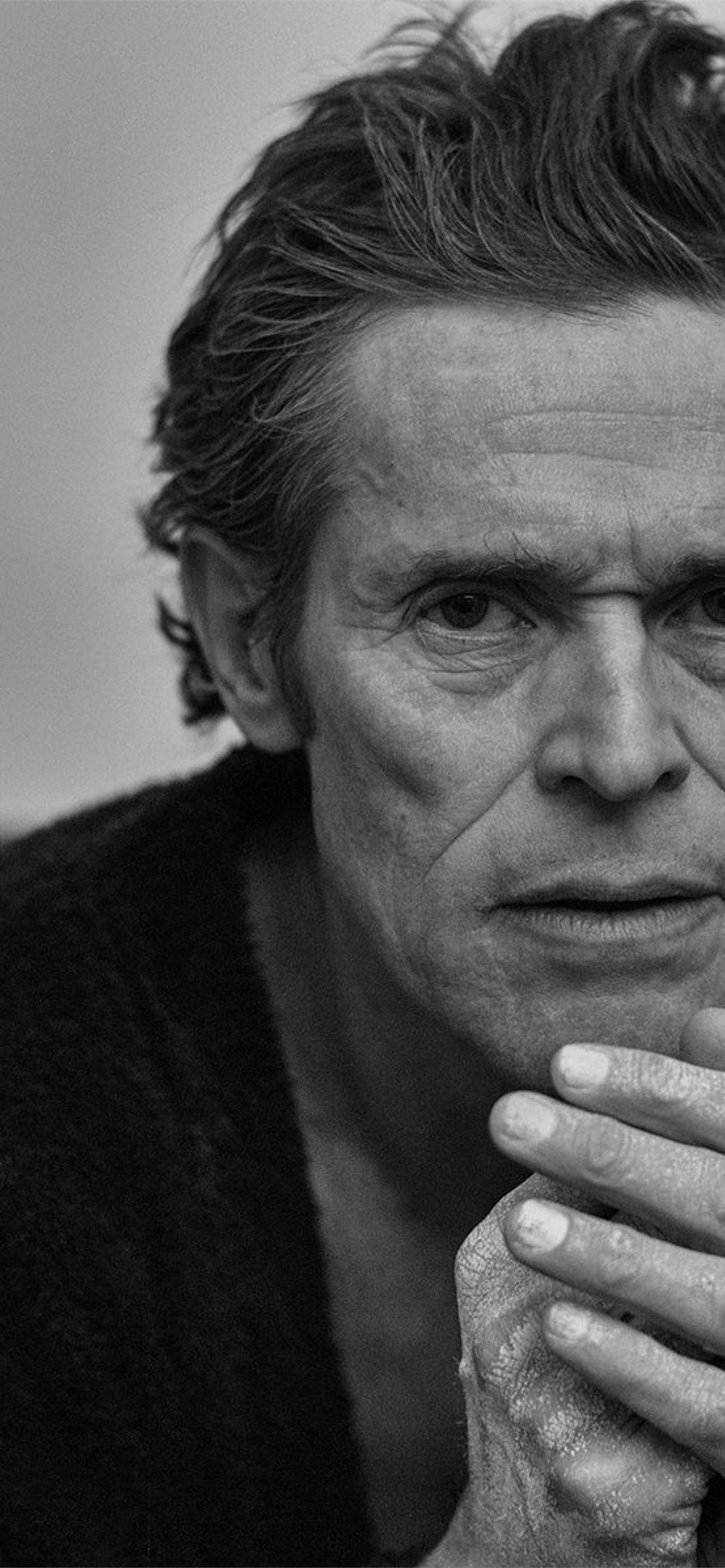 Willem Dafoe: A founding member of the experimental theater company The Wooster Group. 1290x2780 HD Wallpaper.