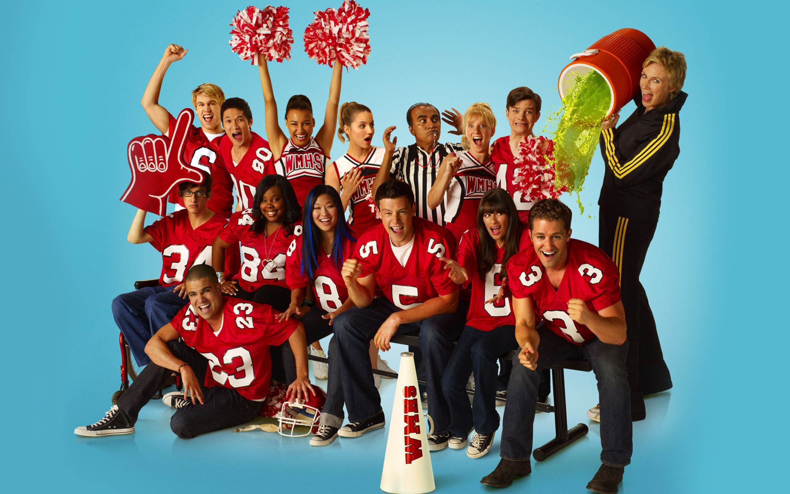 Glee (TV series): WMHS, The 2010 Golden Globe Award for Best Television Series – Musical or Comedy. 2560x1600 HD Wallpaper.