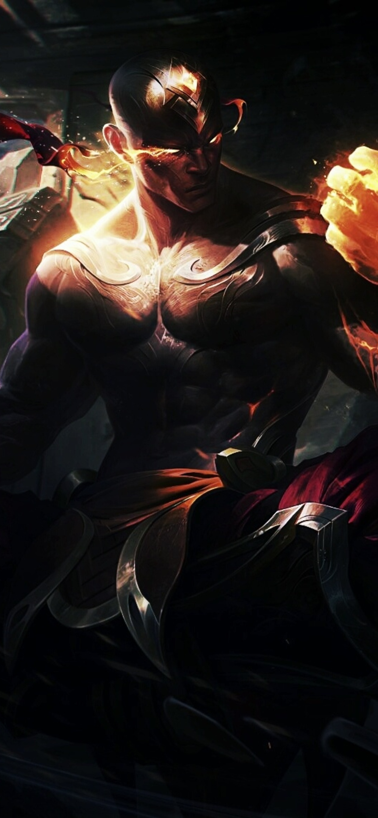 Lee Sin (LoL), League of Legends, iPhone XS Max, 4K wallpapers, 1250x2690 HD Phone