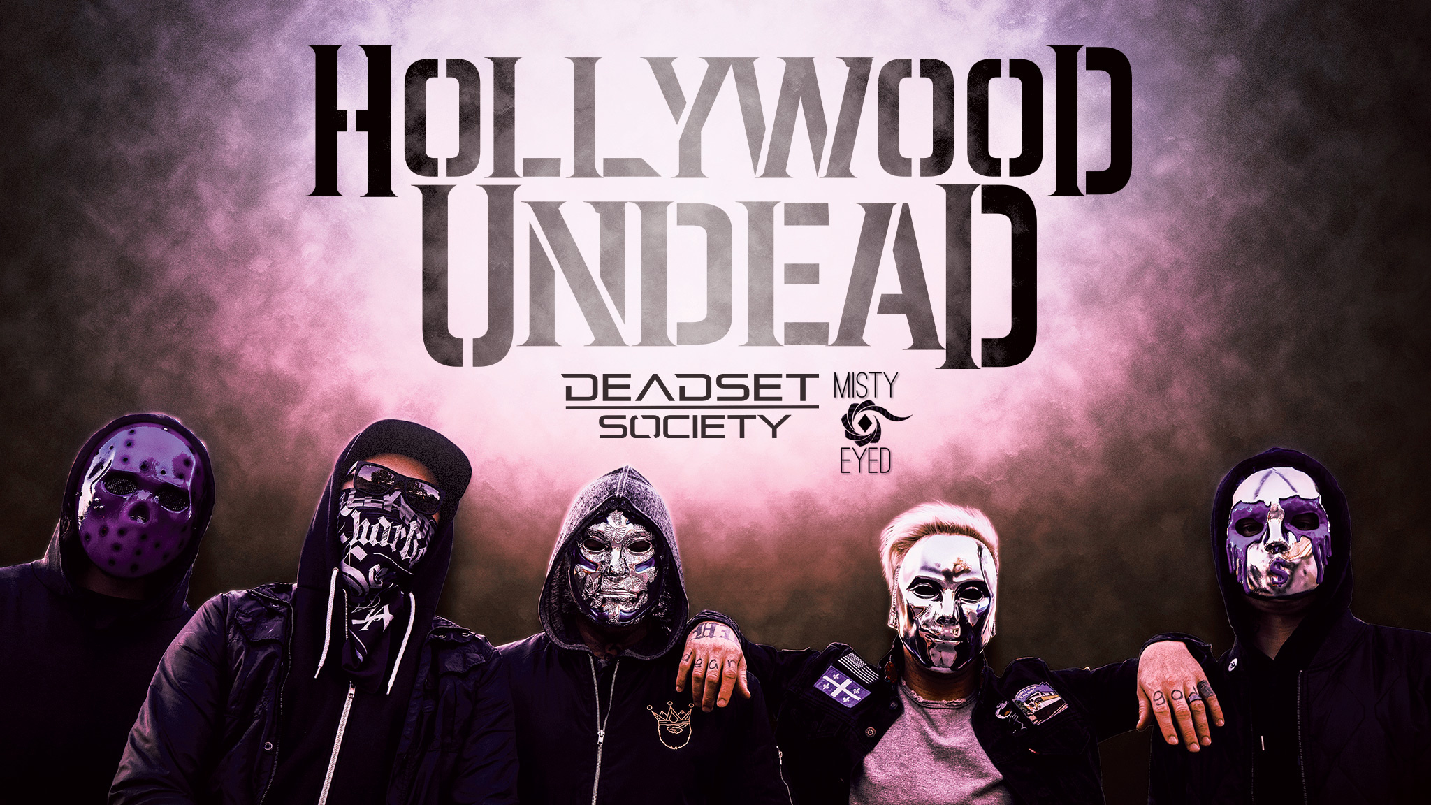 Hollywood Undead, Exclusive concert photos, Captivating live shots, Christopher Mercado, 2050x1160 HD Desktop