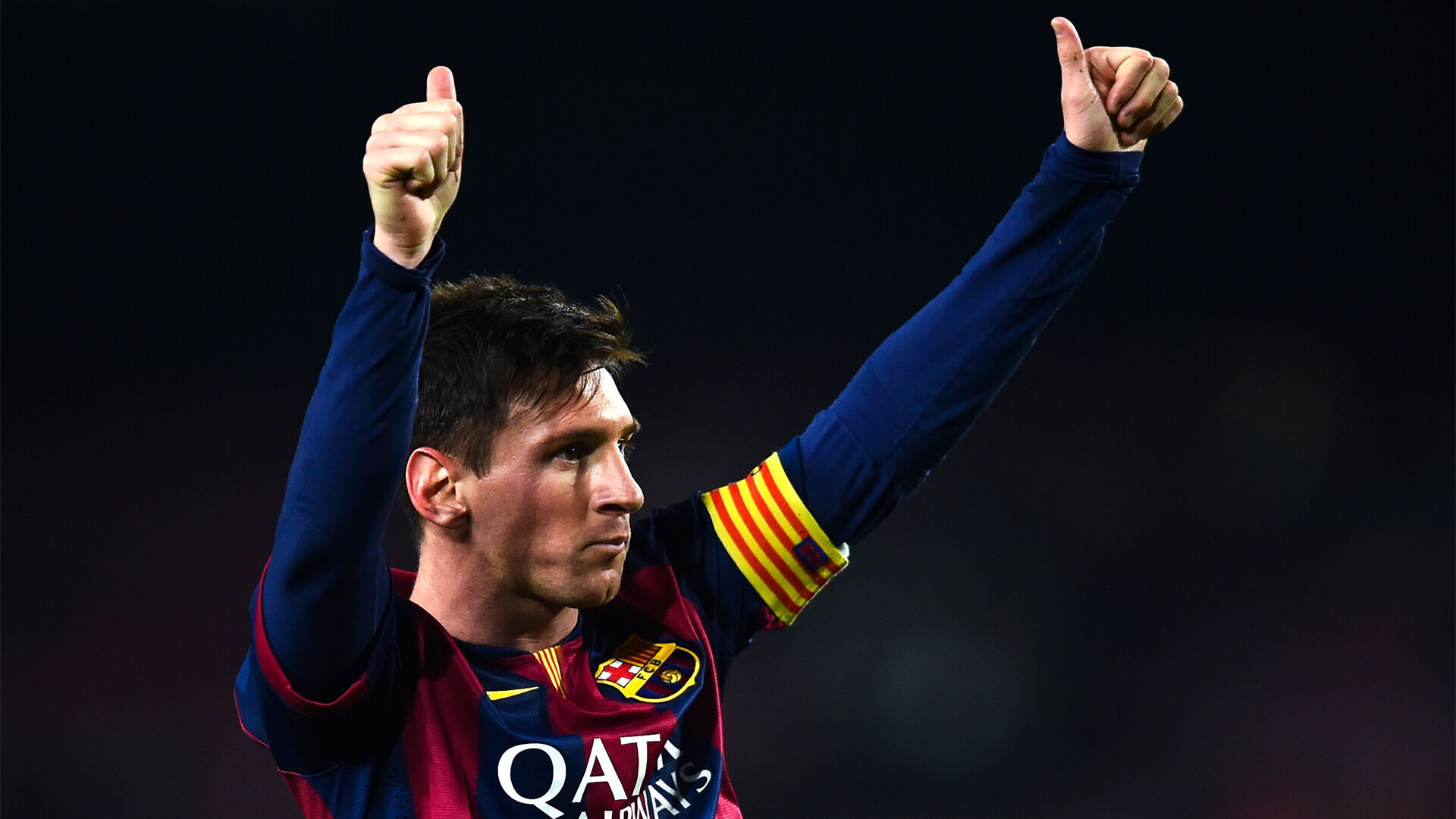 Lionel Messi: The Argentine's all-time leading goalscorer, FC Barcelona. 1920x1080 Full HD Wallpaper.