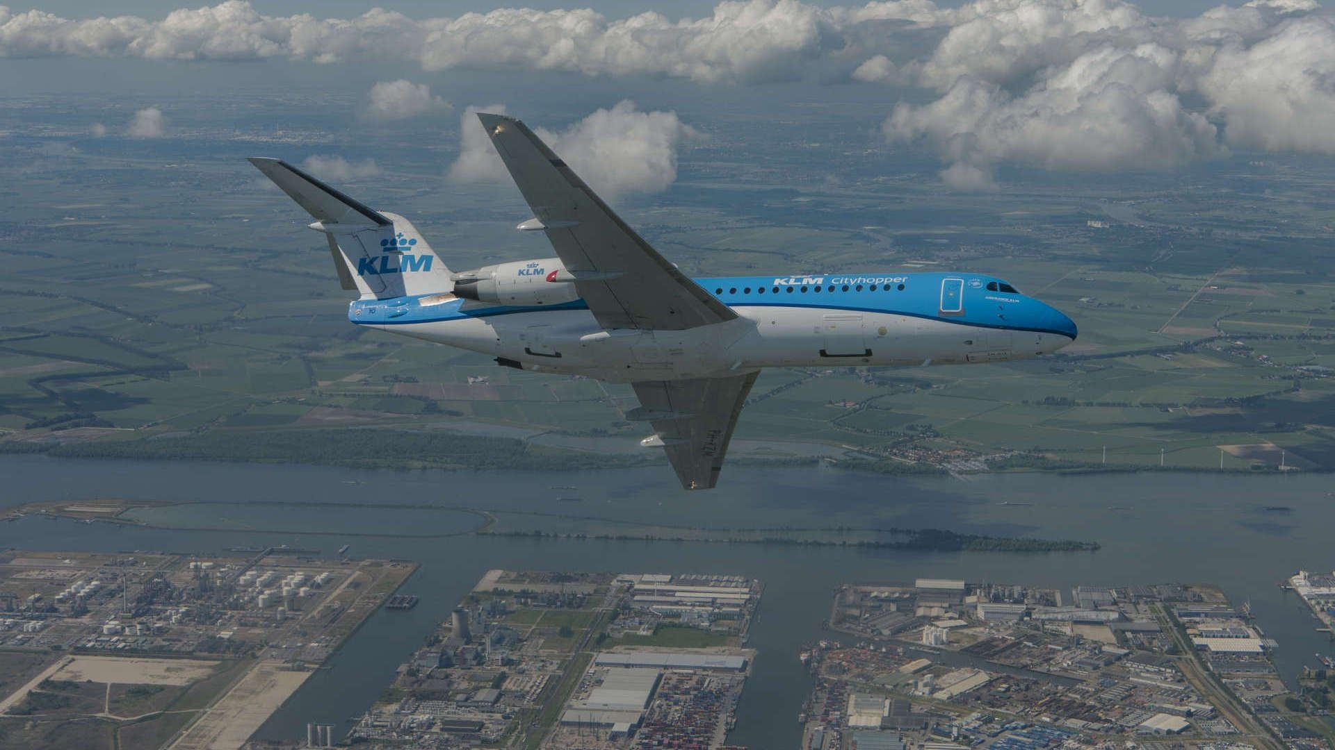 Fokker 70, We Are on a Mission, Aviation Photography, 1920x1080 Full HD Desktop