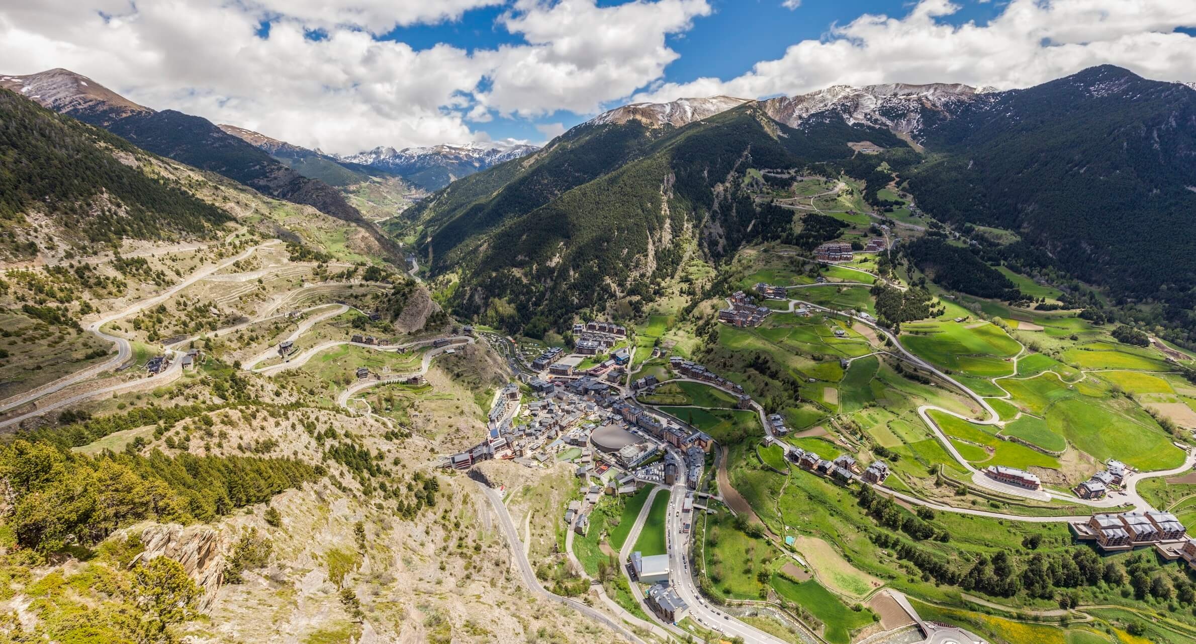 Unexplored Andorra, European microstate, Mountainous landscapes, Travel inspiration, 2380x1280 HD Desktop