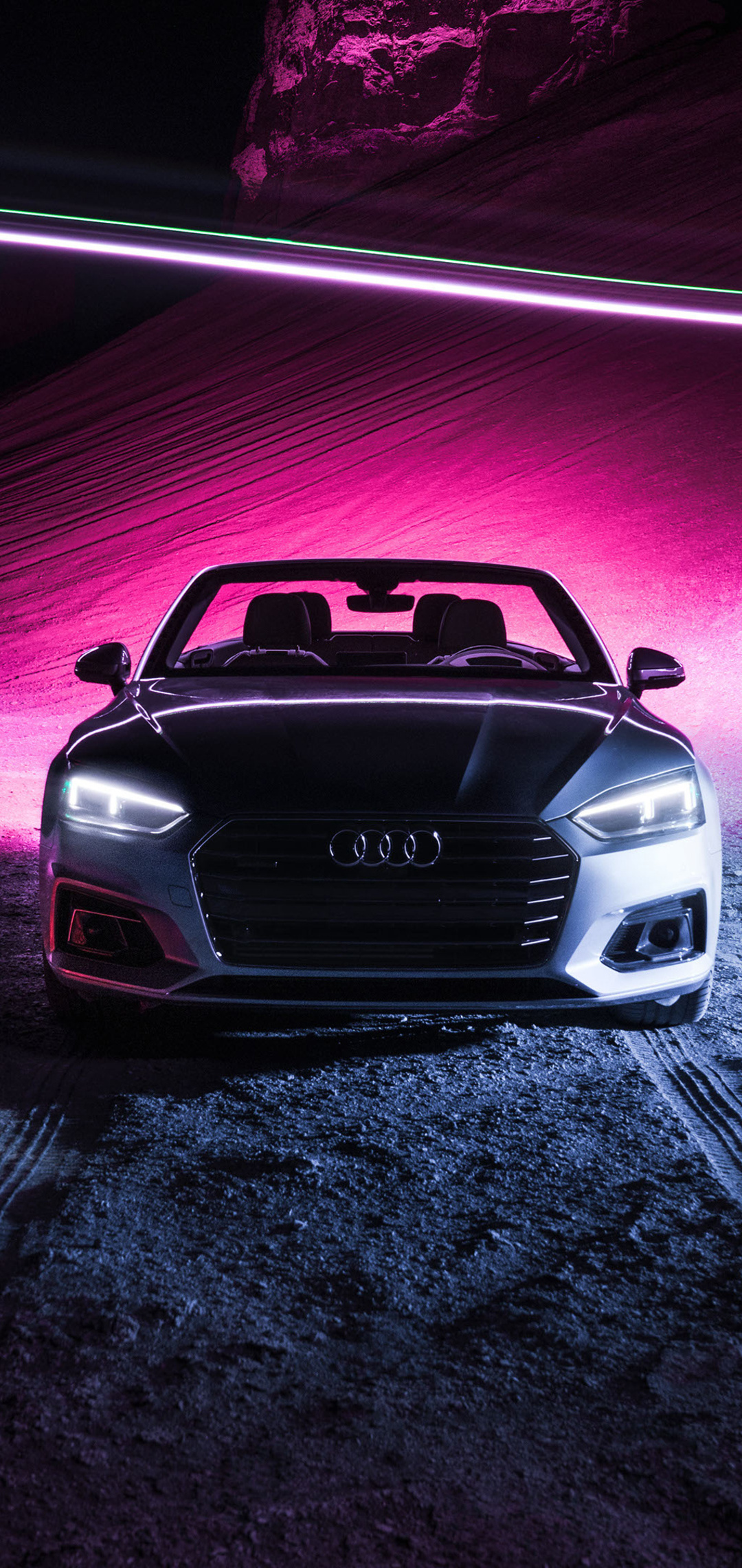 Audi A5, Cabriolet version, 4K wallpapers, 1080x2280 HD Handy
