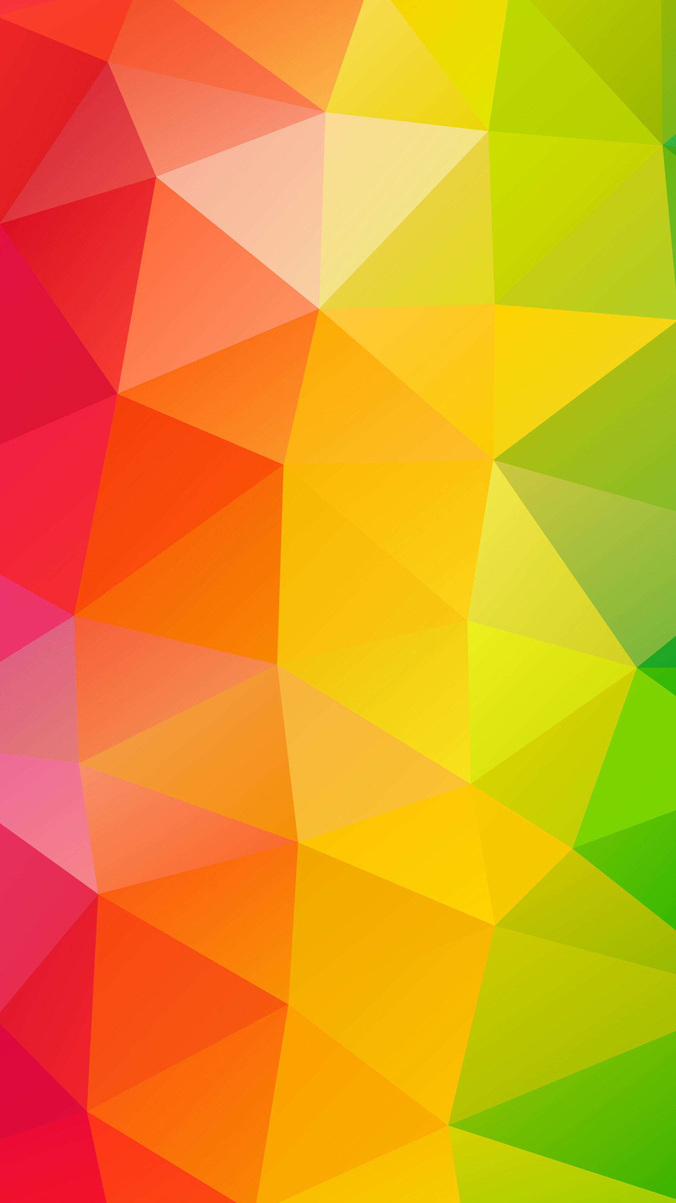 Triangle: Colorful polygonal figures, Mosaic, Supplementary angles. 2160x3840 4K Wallpaper.