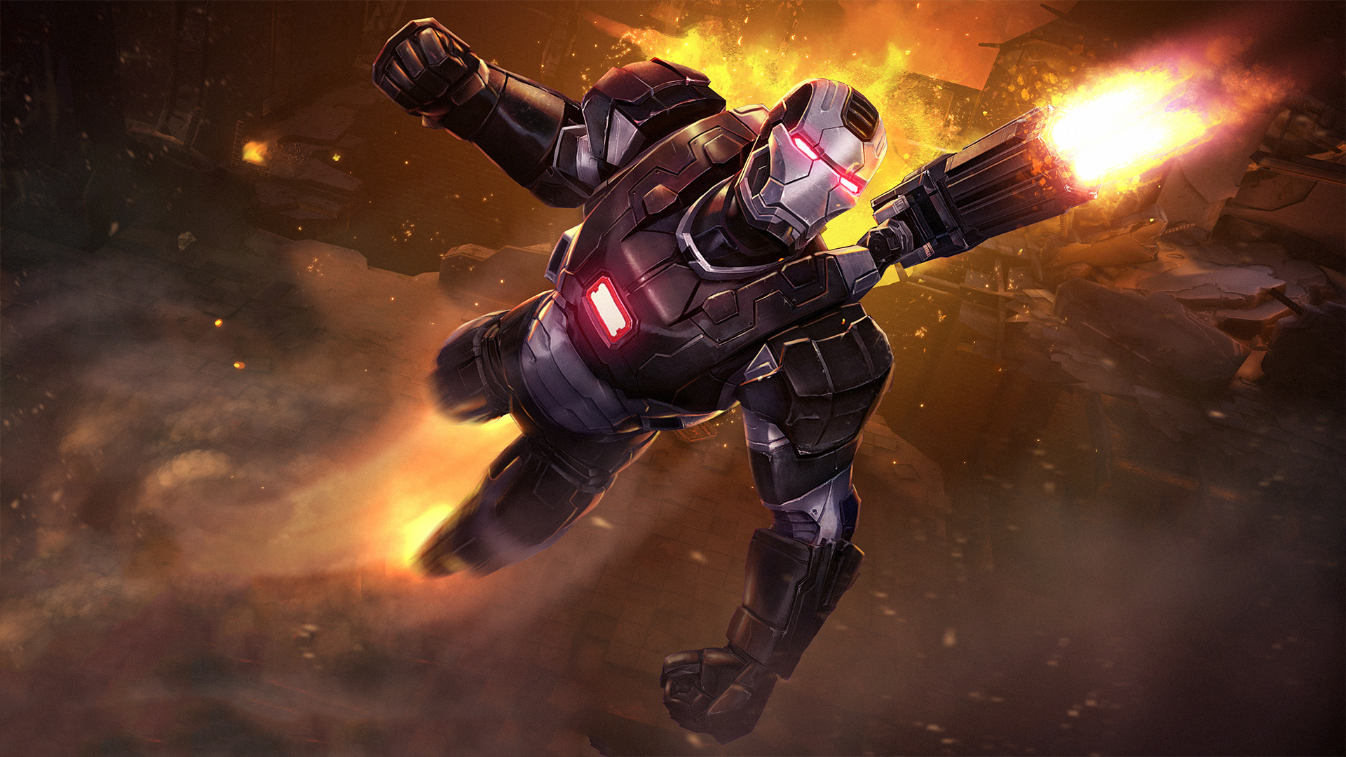 War Machine, Marvel movies, Contest of Champions, Gaming wallpapers, 1920x1080 Full HD Desktop