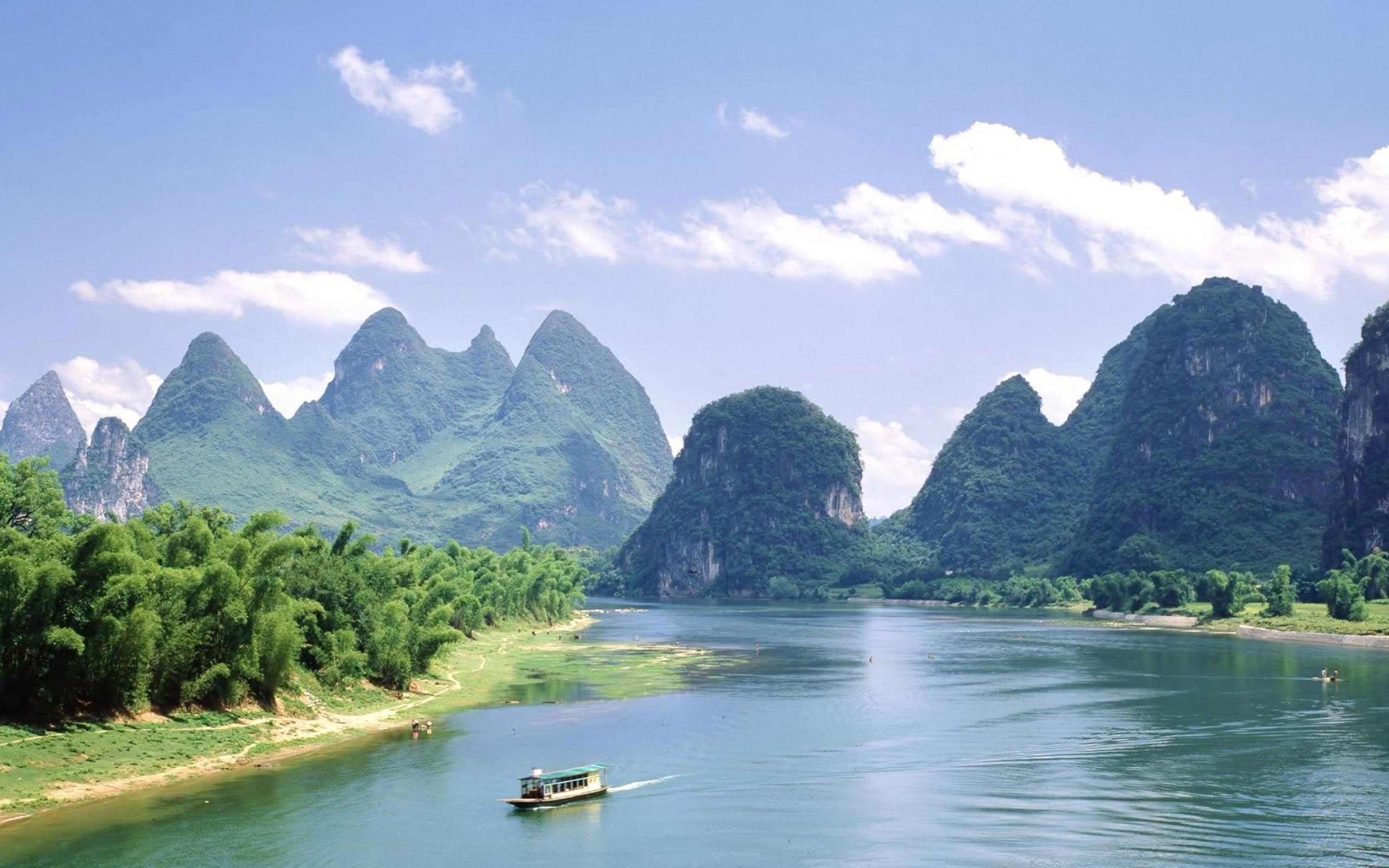 Guilin's allure, Scenic beauty, Visual splendor, Stunning wallpapers, 2560x1600 HD Desktop