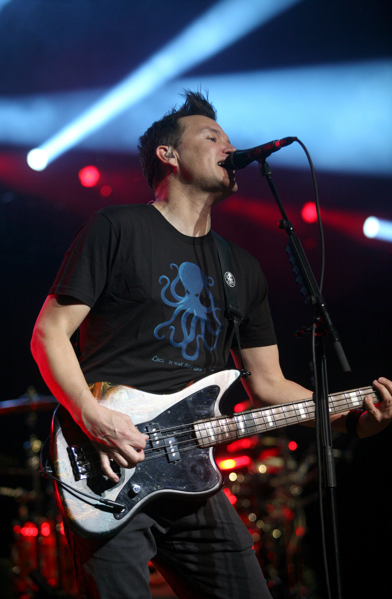 Mark Hoppus music, Blink-182 juvenile swagger, Tom DeLonge absence, Syracuse review, 1340x2050 HD Phone