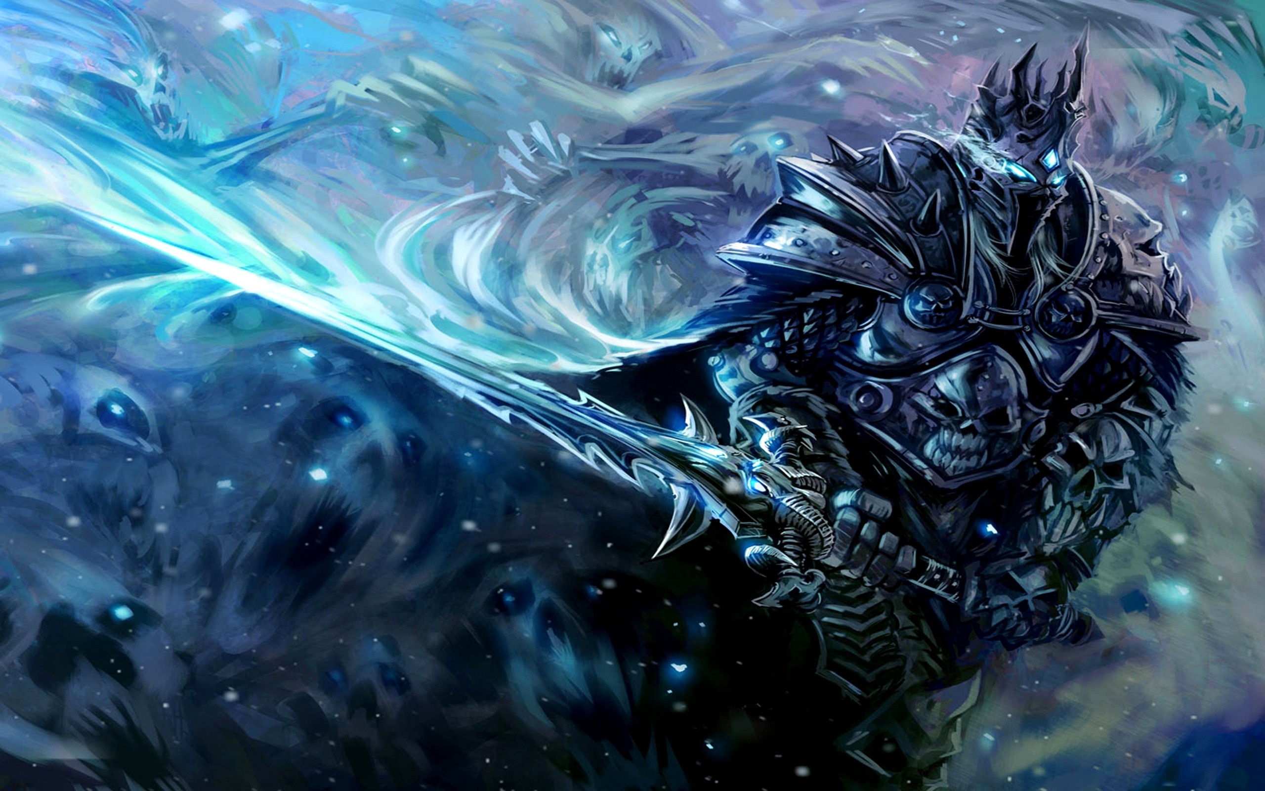 Arthas wallpaper, Warcraft art, Powerful presence, Iconic character, 2560x1600 HD Desktop