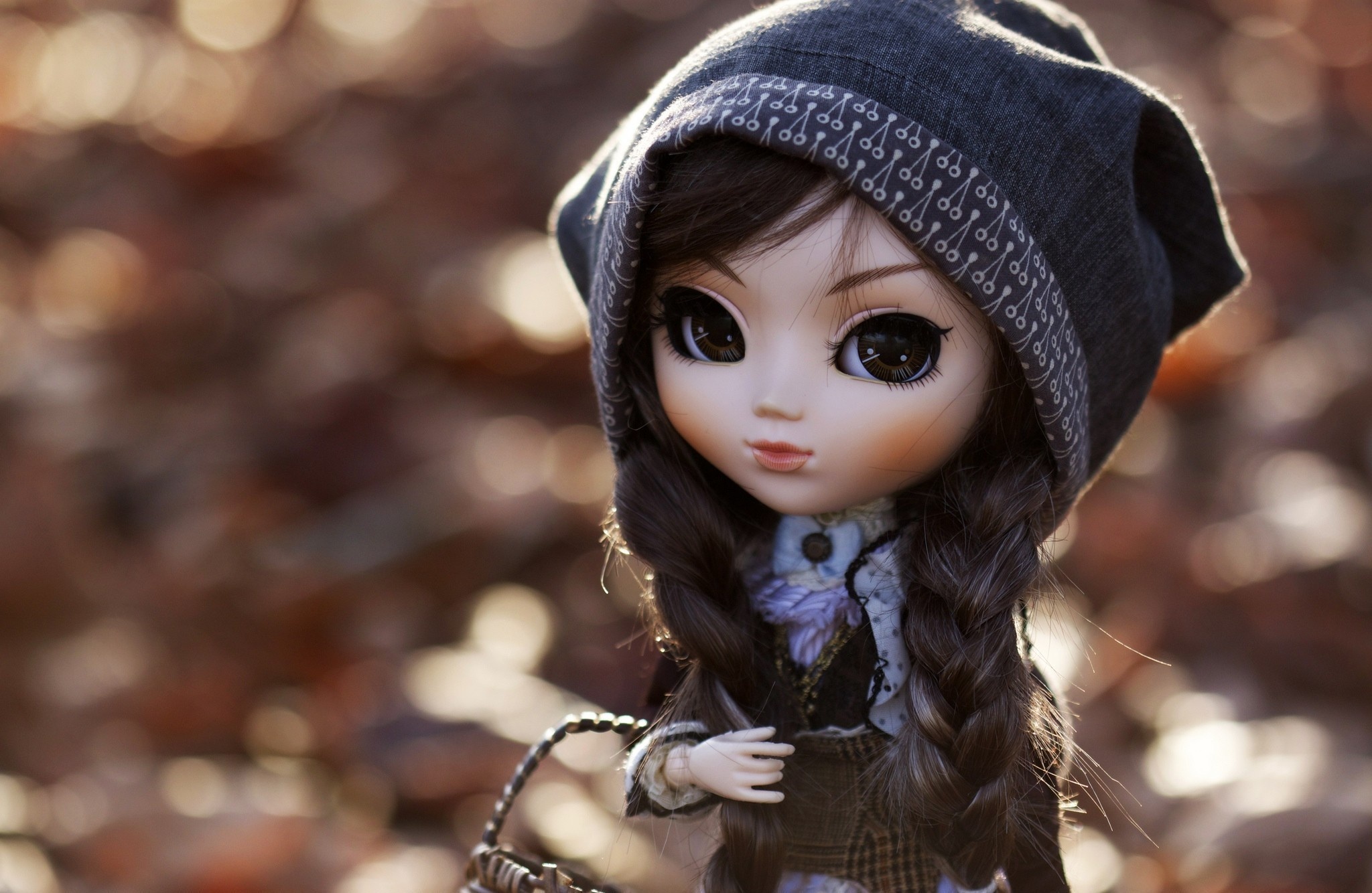 Toys doll, Little girls' favorite, Redhead girl doll, Winter-autumn mood, 2050x1340 HD Desktop