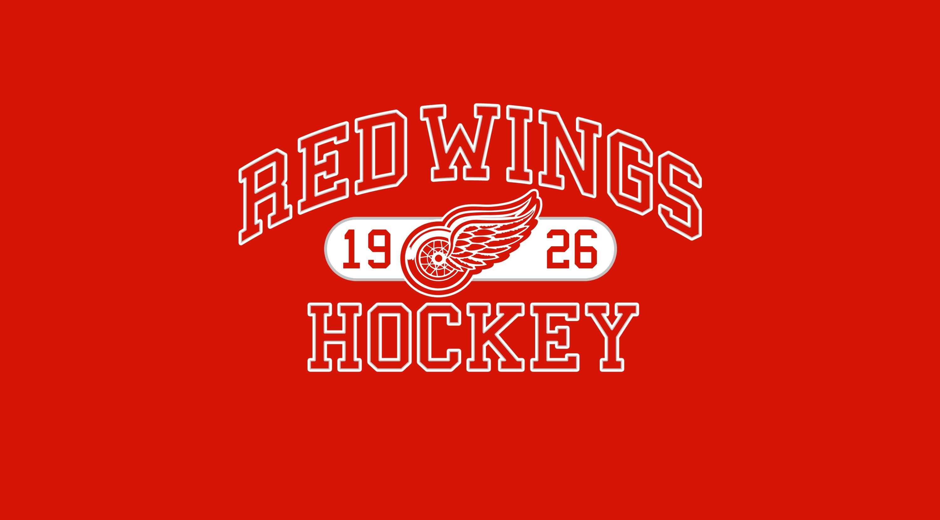 Detroit Red Wings: Founded in 1926, it is one of the Original Six teams of the NHL. 3000x1660 HD Wallpaper.