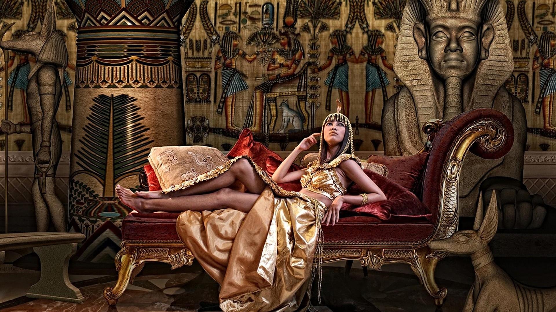 Cleopatra visuals, Royalty personified, Historical significance, Cultural icon, 1920x1080 Full HD Desktop