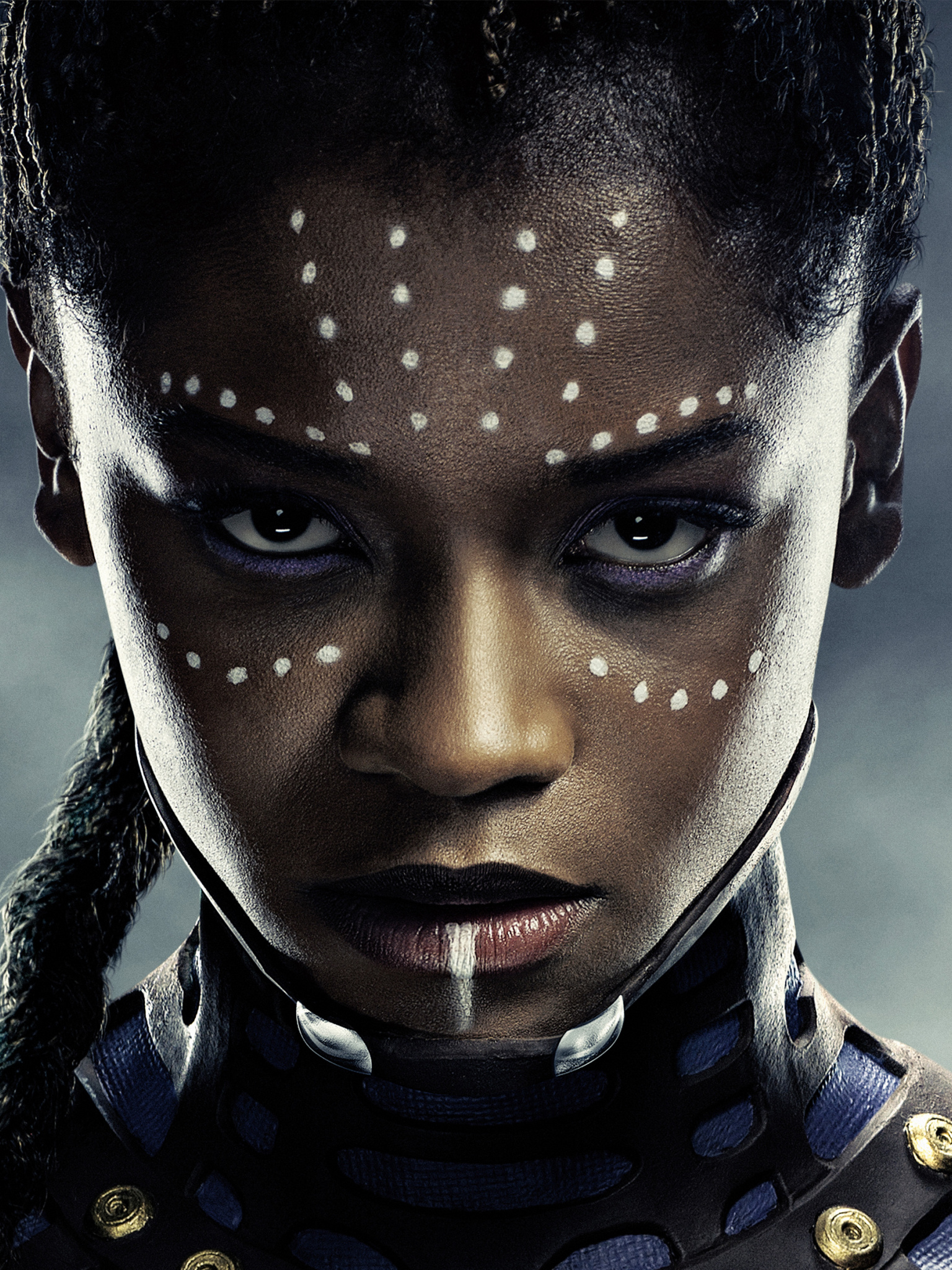 Letitia Wright, Black Panther, 4K resolution, Wide HD image, 1540x2050 HD Phone