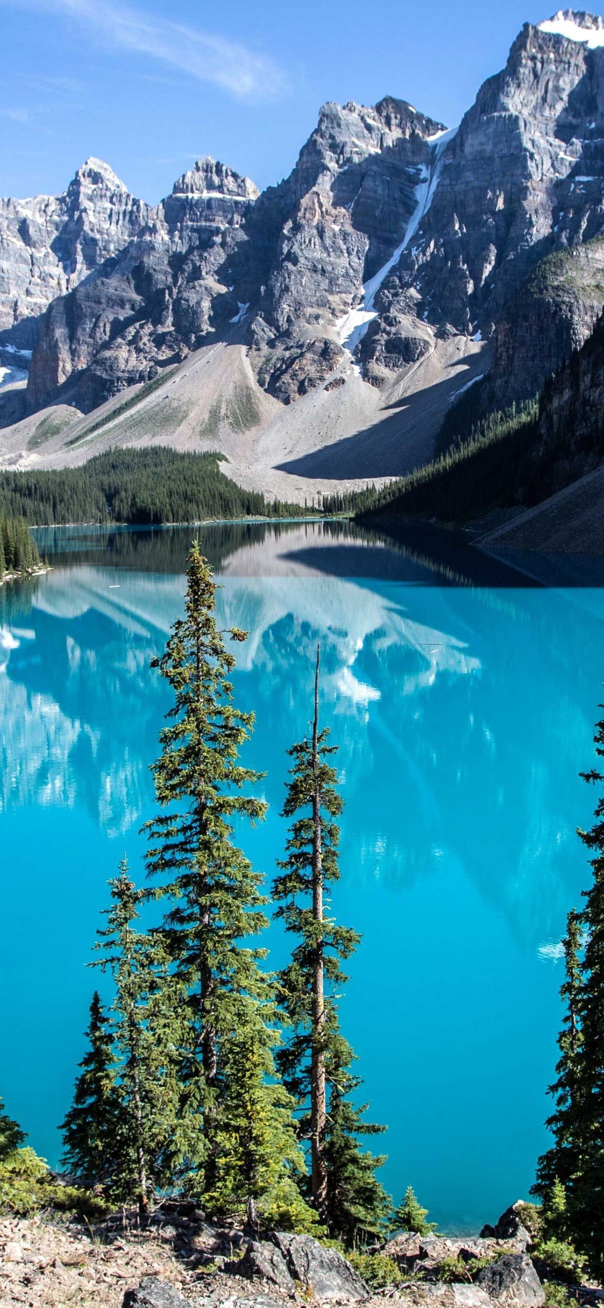 Banff National Park, Free wallpapers, Stunning landscapes, Natural beauty, 1250x2690 HD Phone