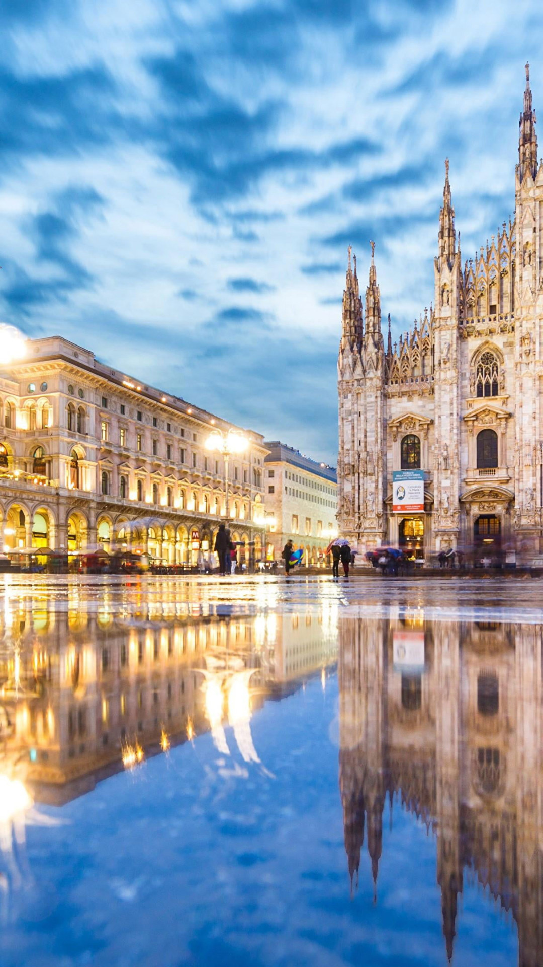 Italy architecture, Milan skyline, European cityscape, Urban beauty, 1080x1920 Full HD Phone