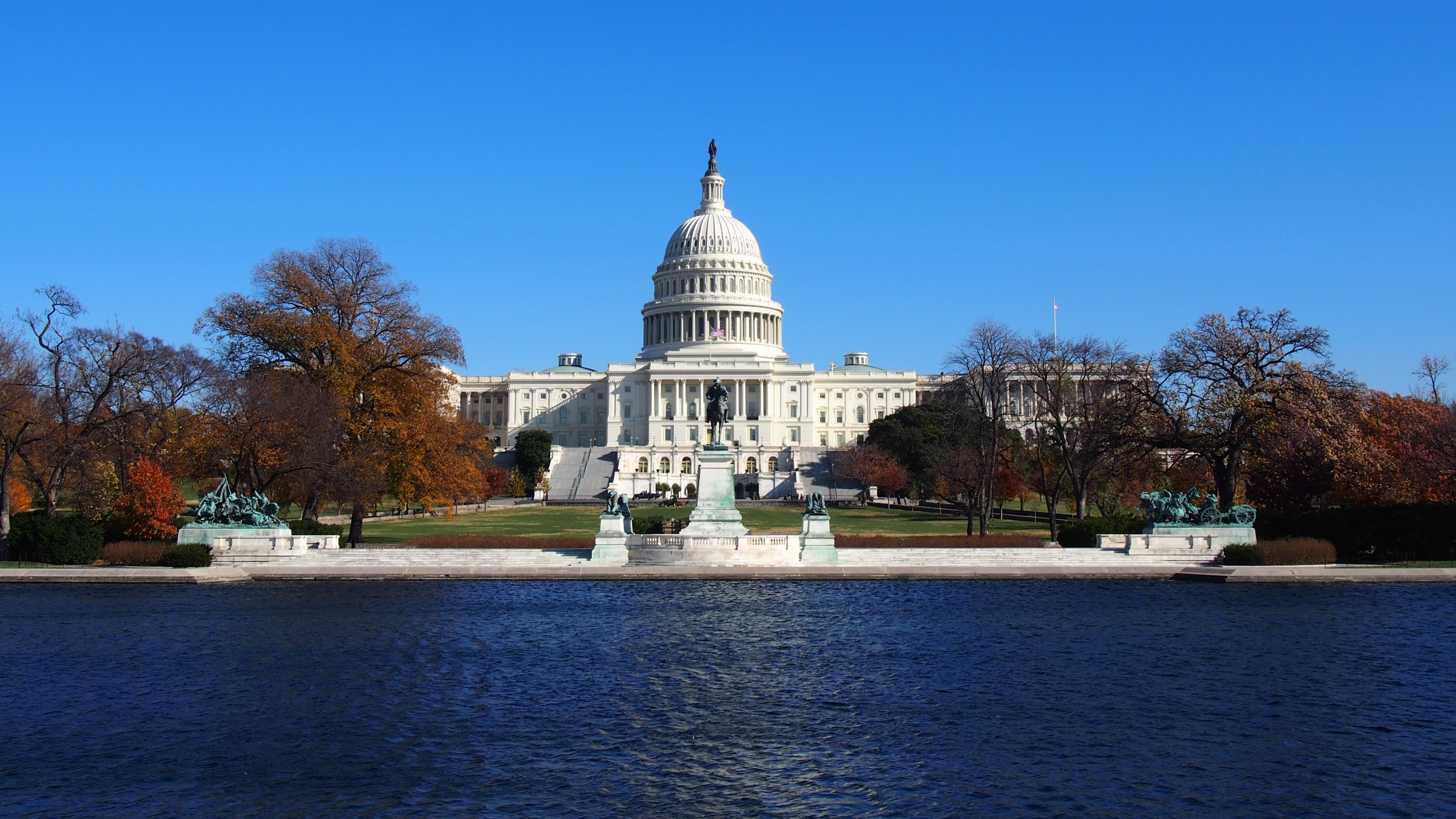 Capitol Hill, United States Capitol, Wallpapers, HD, 3840x2160 4K Desktop
