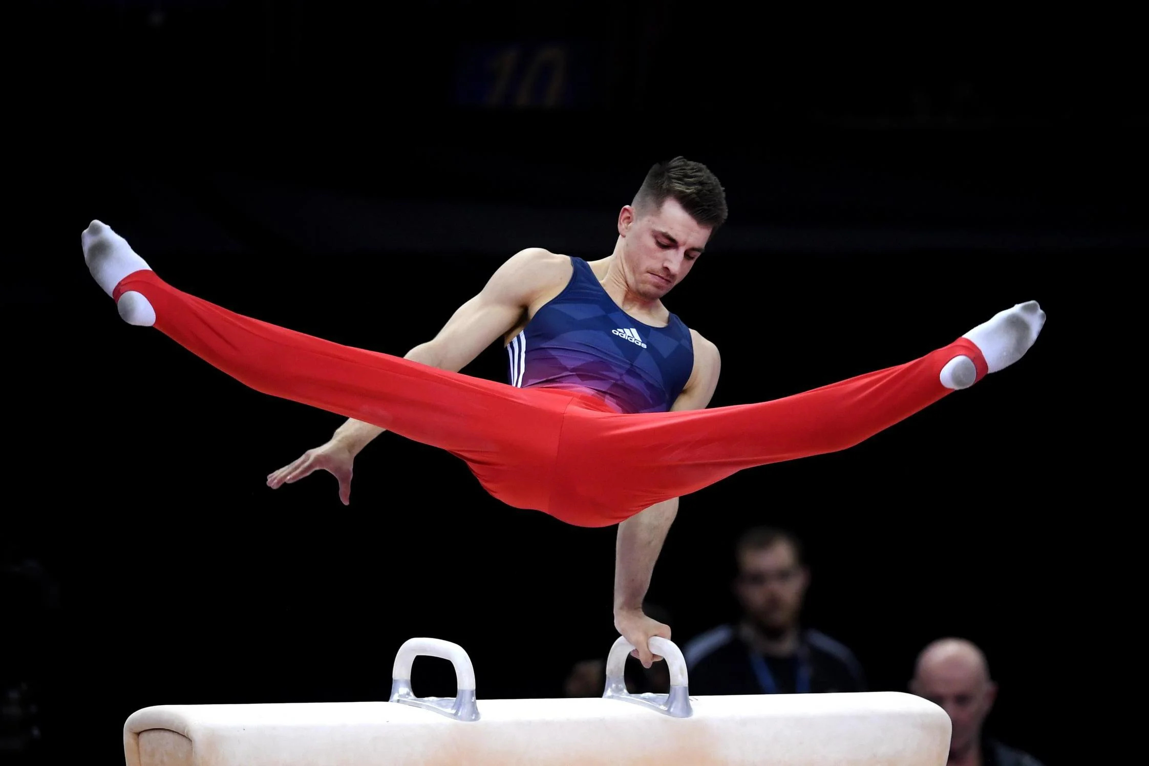 Pommel Horse (Gymnastics): Max Whitlock, 2019 European Artistic Gymnastics Championships, Szczecin, Poland. 2250x1500 HD Wallpaper.