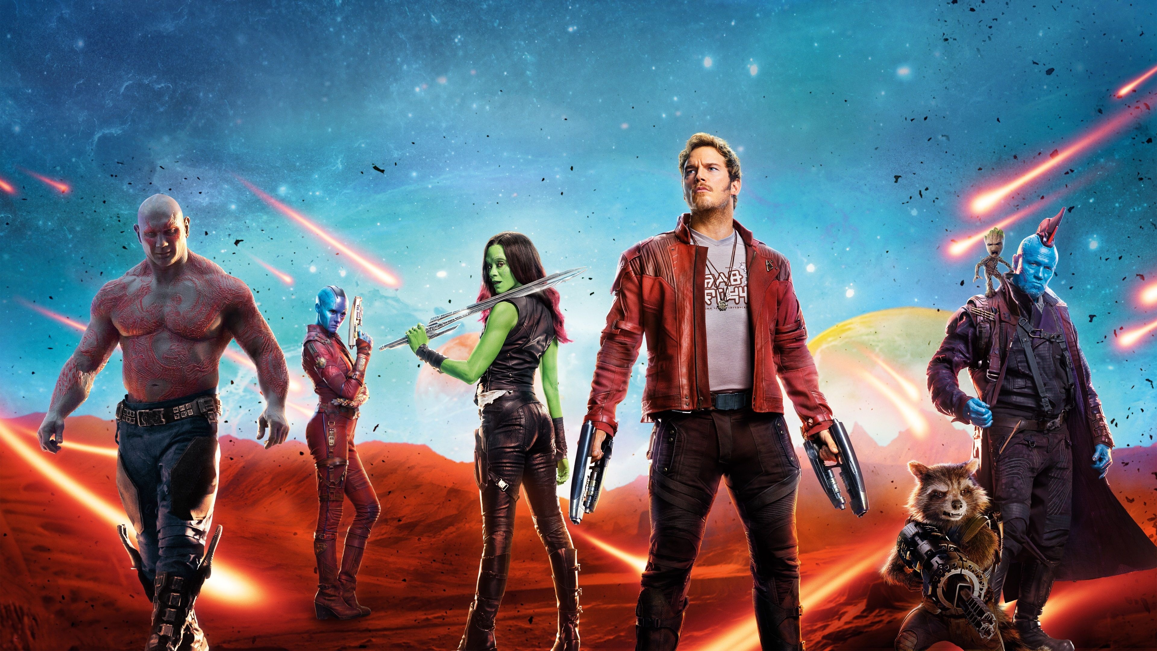 Michael Rooker, Movies, Guardians of the Galaxy Vol. 2, 4K Wallpaper, 3840x2160 4K Desktop