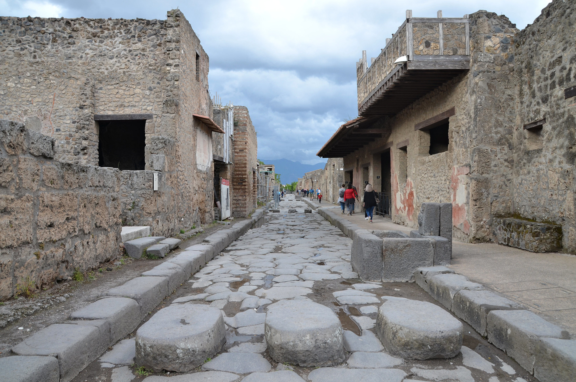 Illustrierte Straßen des antiken Pompeji, 2010x1330 HD Desktop