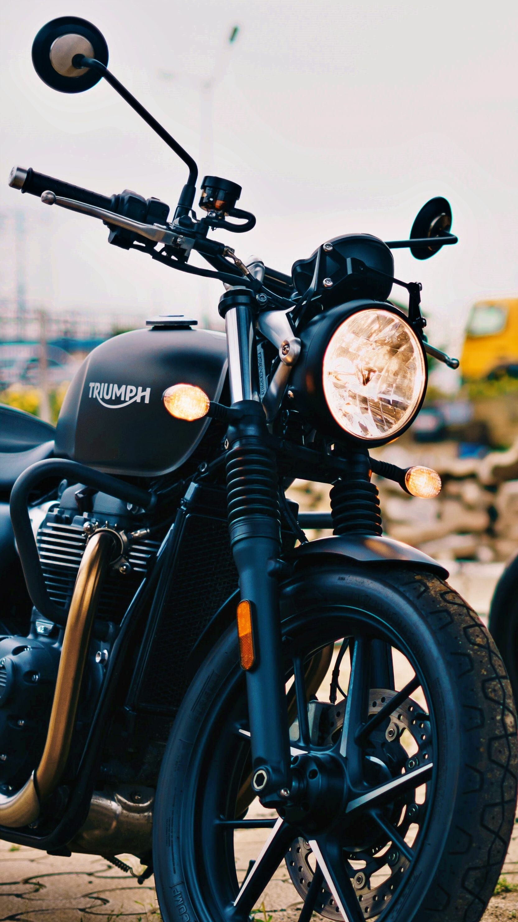 Triumph Motorcycles: The Street Twin, Re-named Speed Twin 900, Motorbike. 1670x2970 HD Wallpaper.