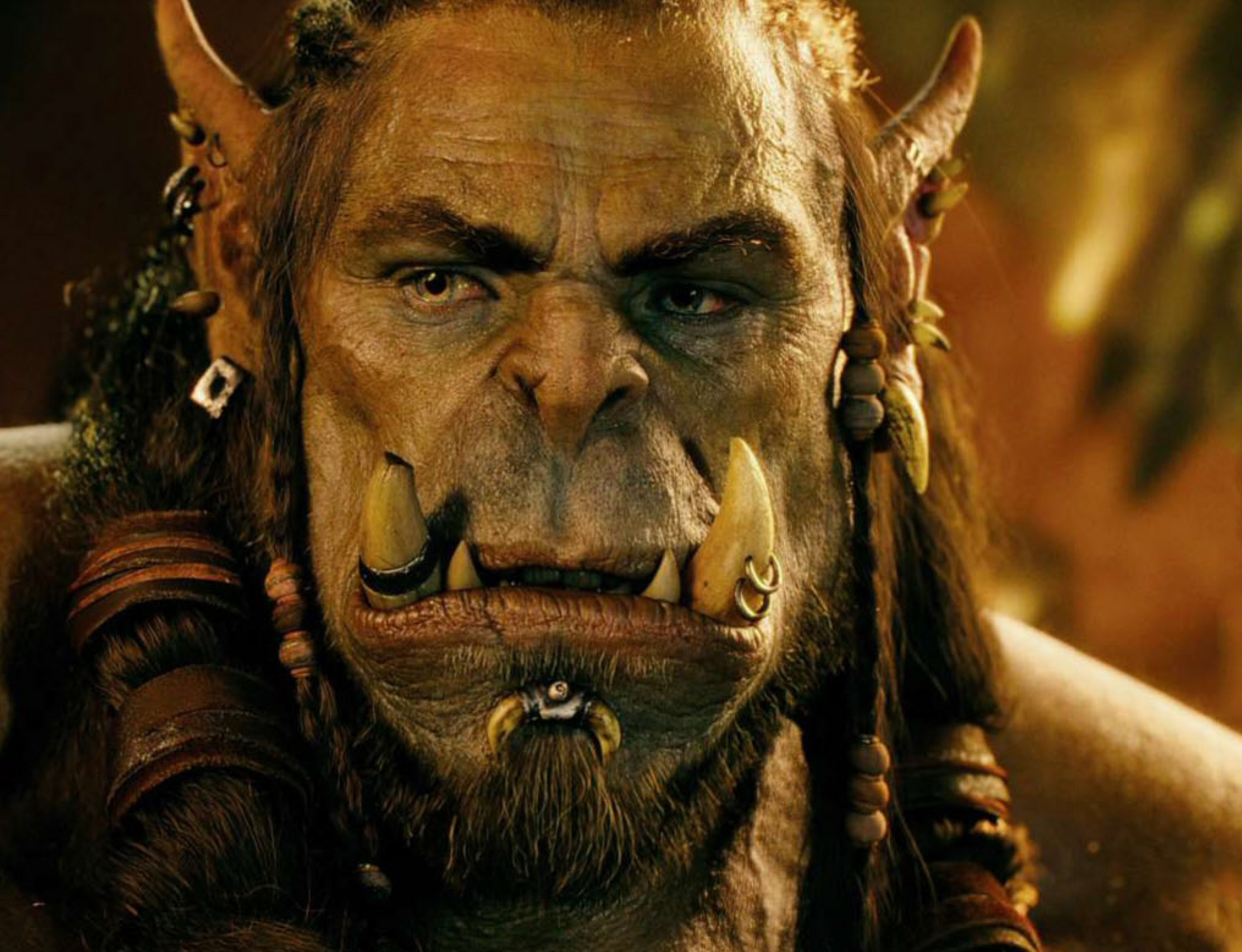 Warcraft (Movie): The film grossed $439 million worldwide on a $160 million budget, Durotan. 2040x1560 HD Wallpaper.