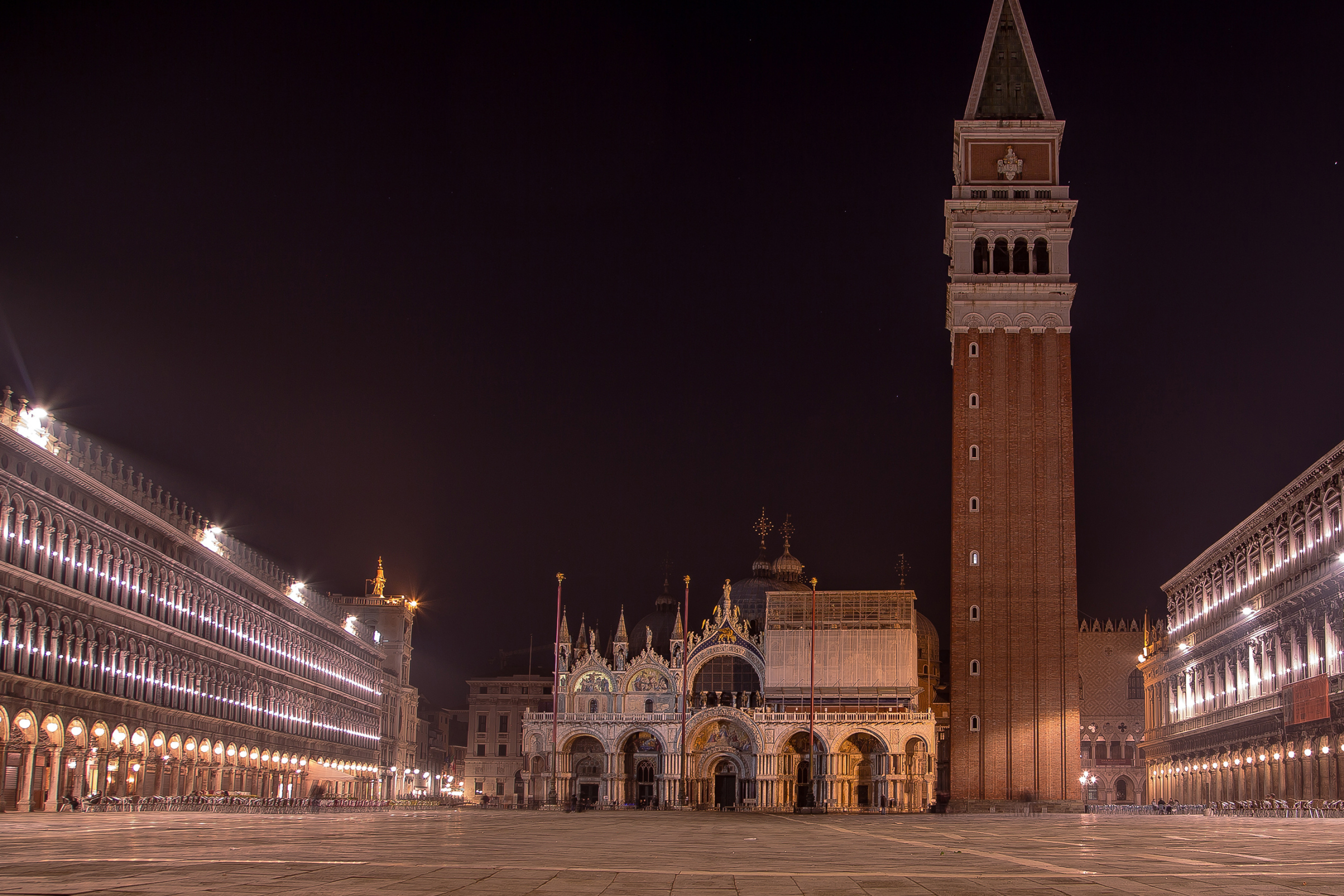 Herunterladbares Bild des Uhrturms von Venedig, 2800x1870 HD Desktop