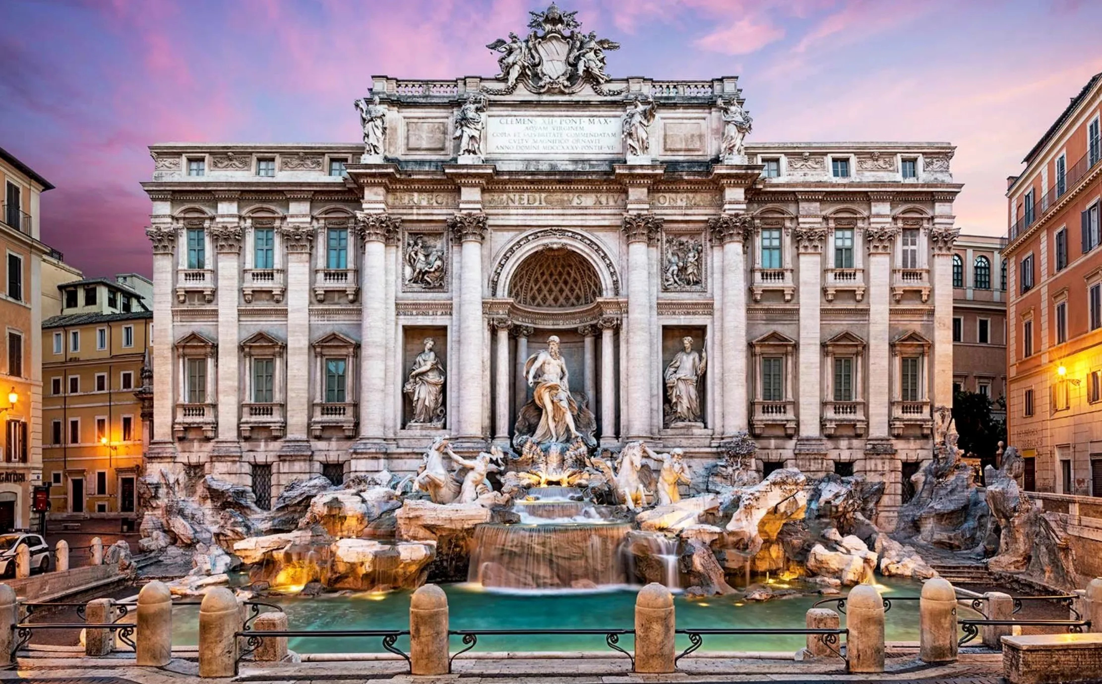 Trevi Fountain, First Fountain Rome, Travels, 2230x1380 HD Desktop